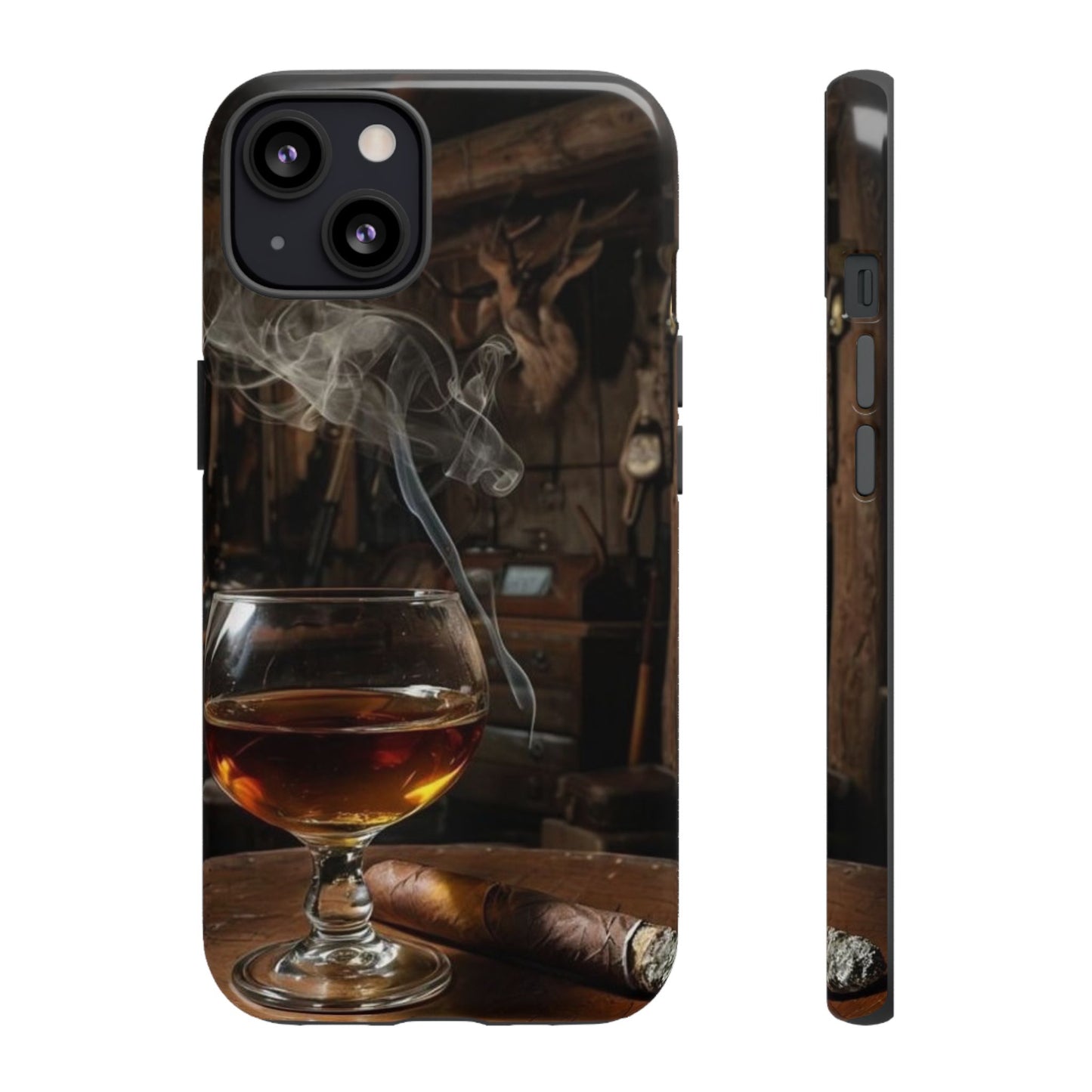 "Hot Whiskey and Cigar" Mobile Phone Case