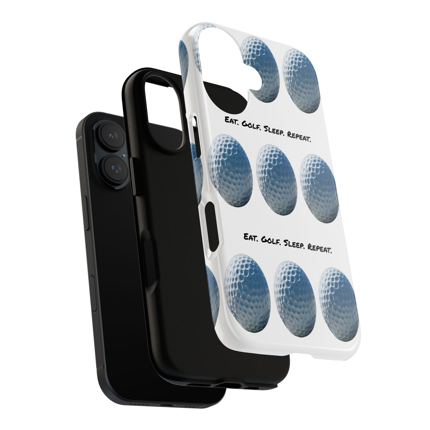 "Eat. Golf. Sleep. Repeat." Mobile Phone Case