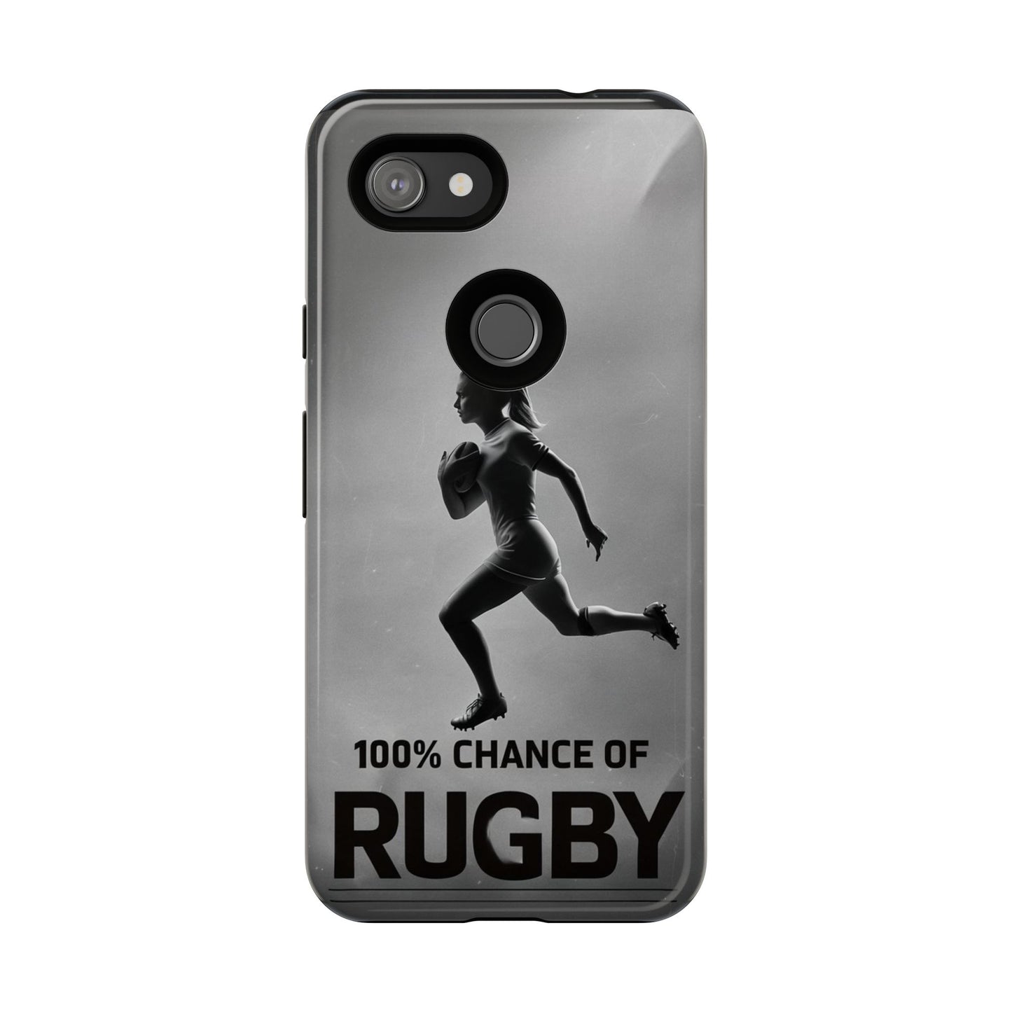 "Rain, Shine, Rugby" Mobile Phone Case