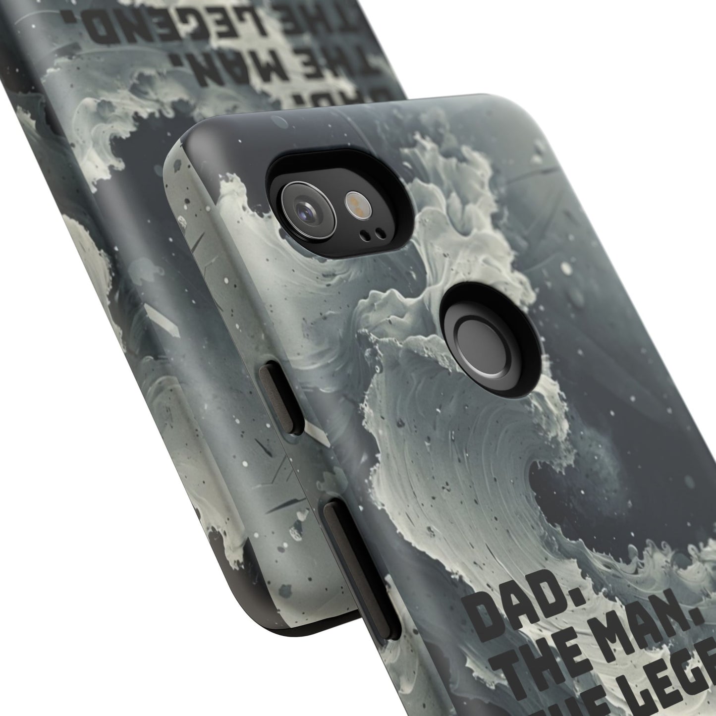"Dad. The Man. The Legend" Mobile Phone Case (grey)
