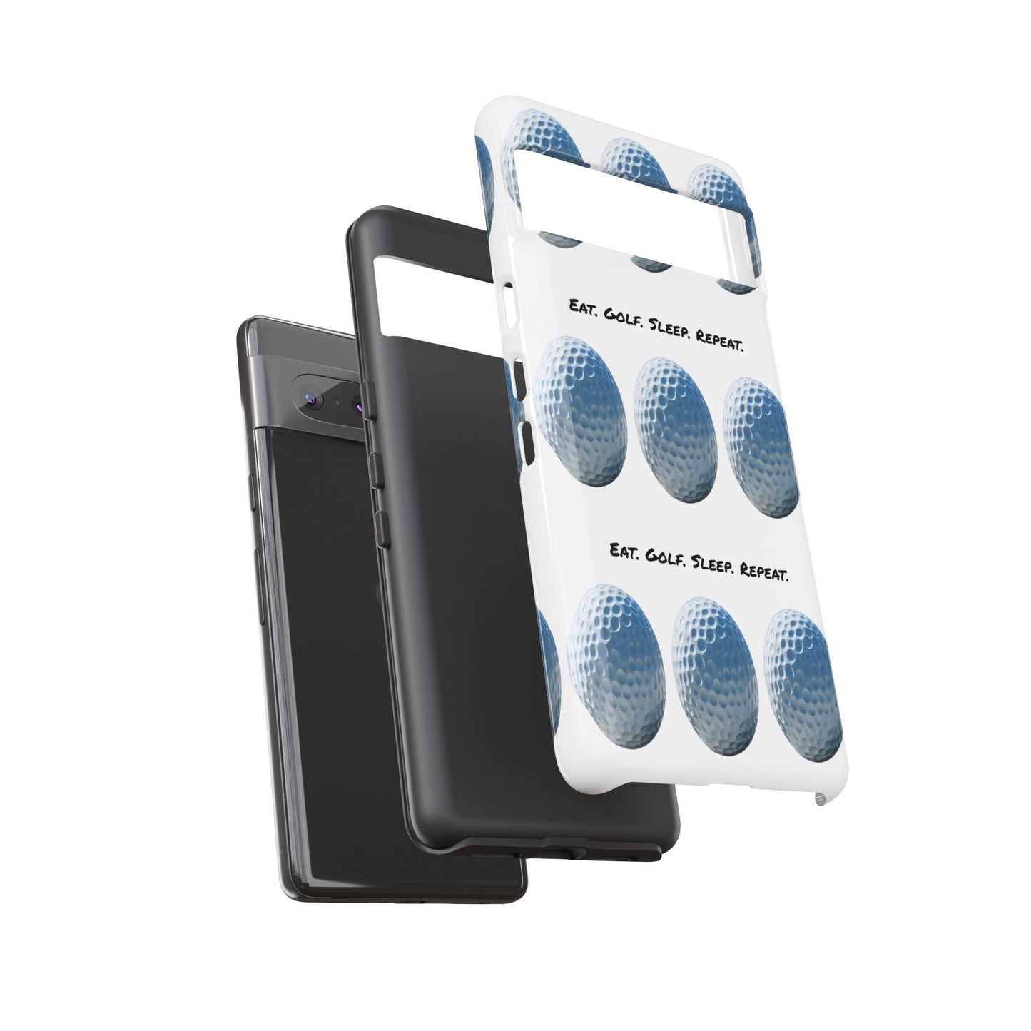 "Eat. Golf. Sleep. Repeat." Mobile Phone Case