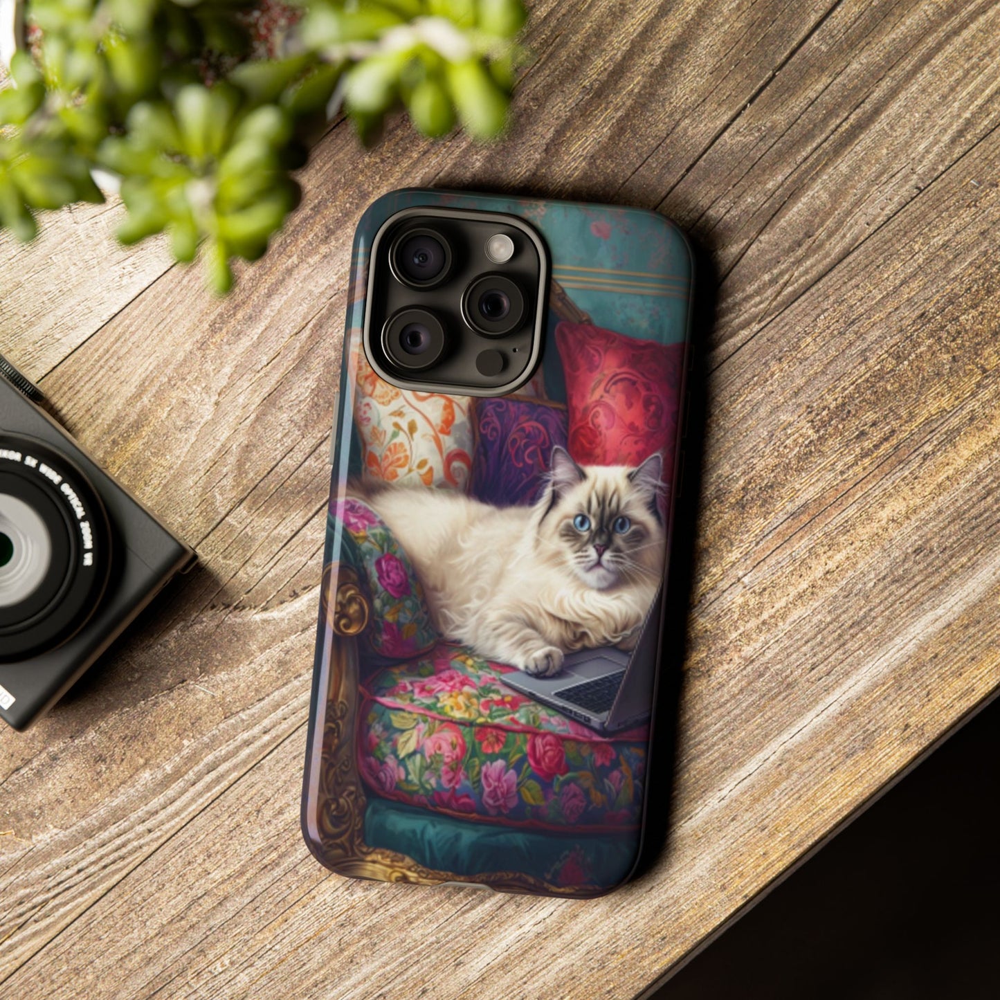 "Purr-sian Productivity" Mobile Phone Case