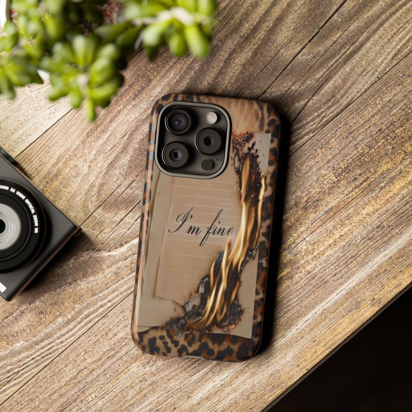 "I Am Fine" Mobile Phone Case