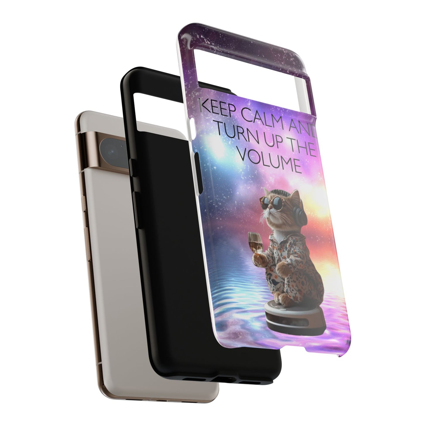 "Keep calm and turn up the Volume" Mobile Phone Case (mix)