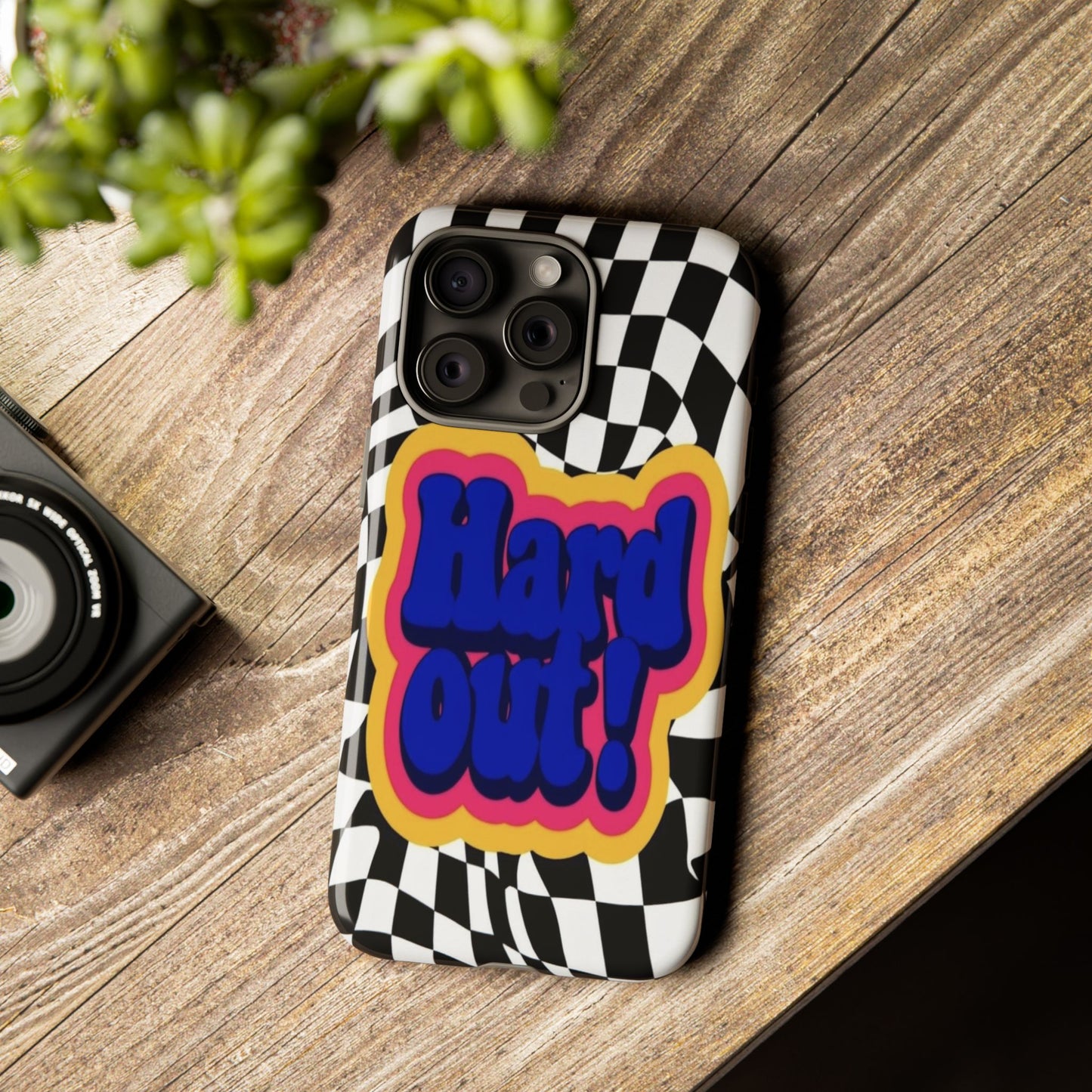"Hard Out" Mobile Phone Case (blue)