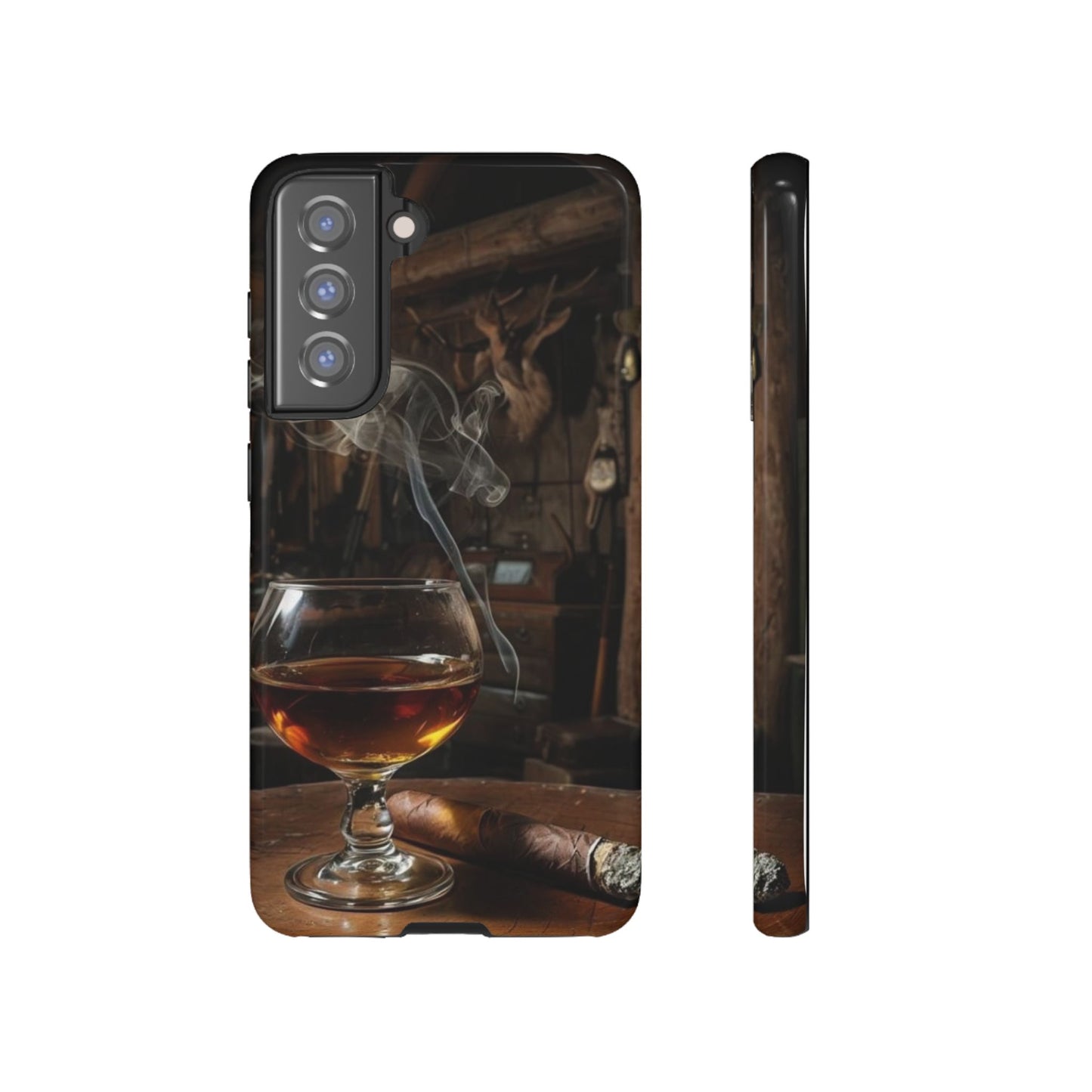 "Hot Whiskey and Cigar" Mobile Phone Case