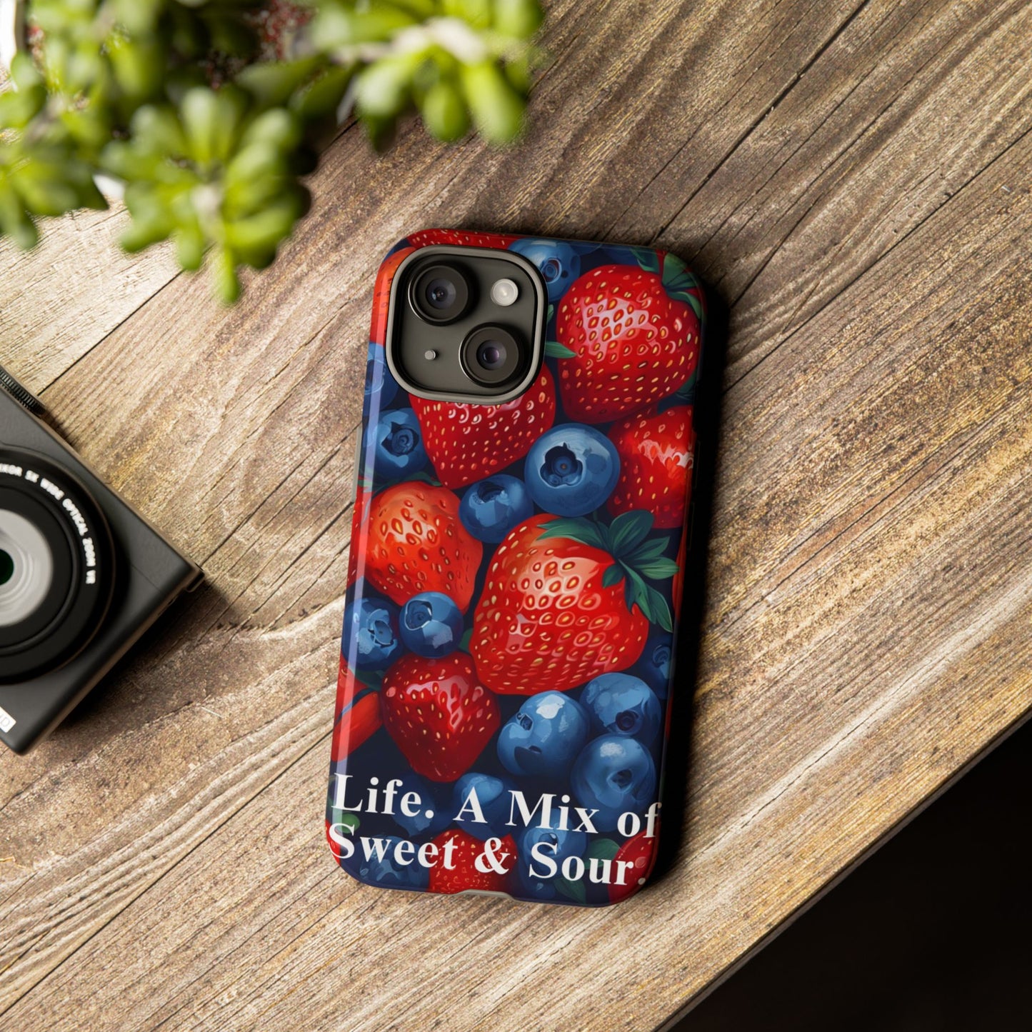 "Life. A Mix of Sweet and Sour" Mobile Phone Case