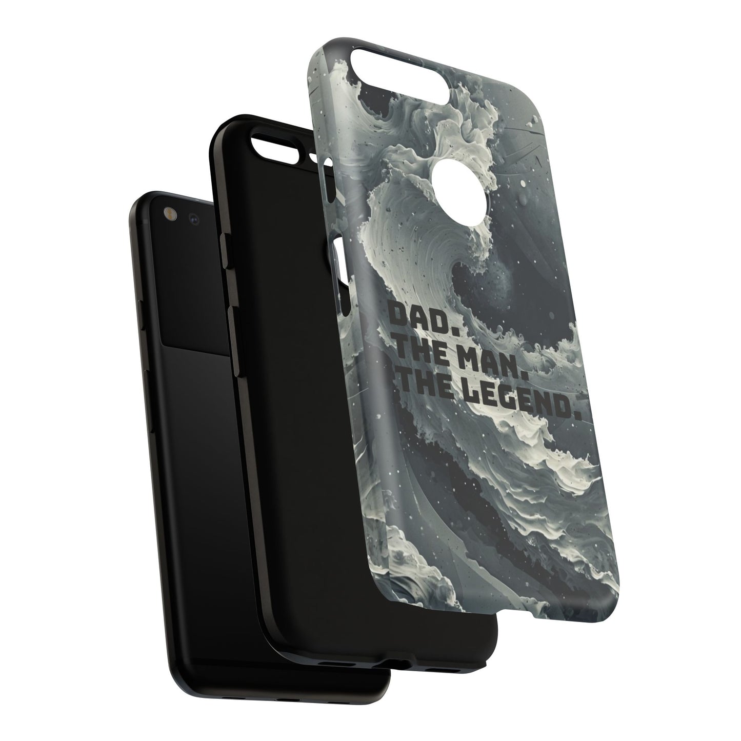 "Dad. The Man. The Legend" Mobile Phone Case (grey)