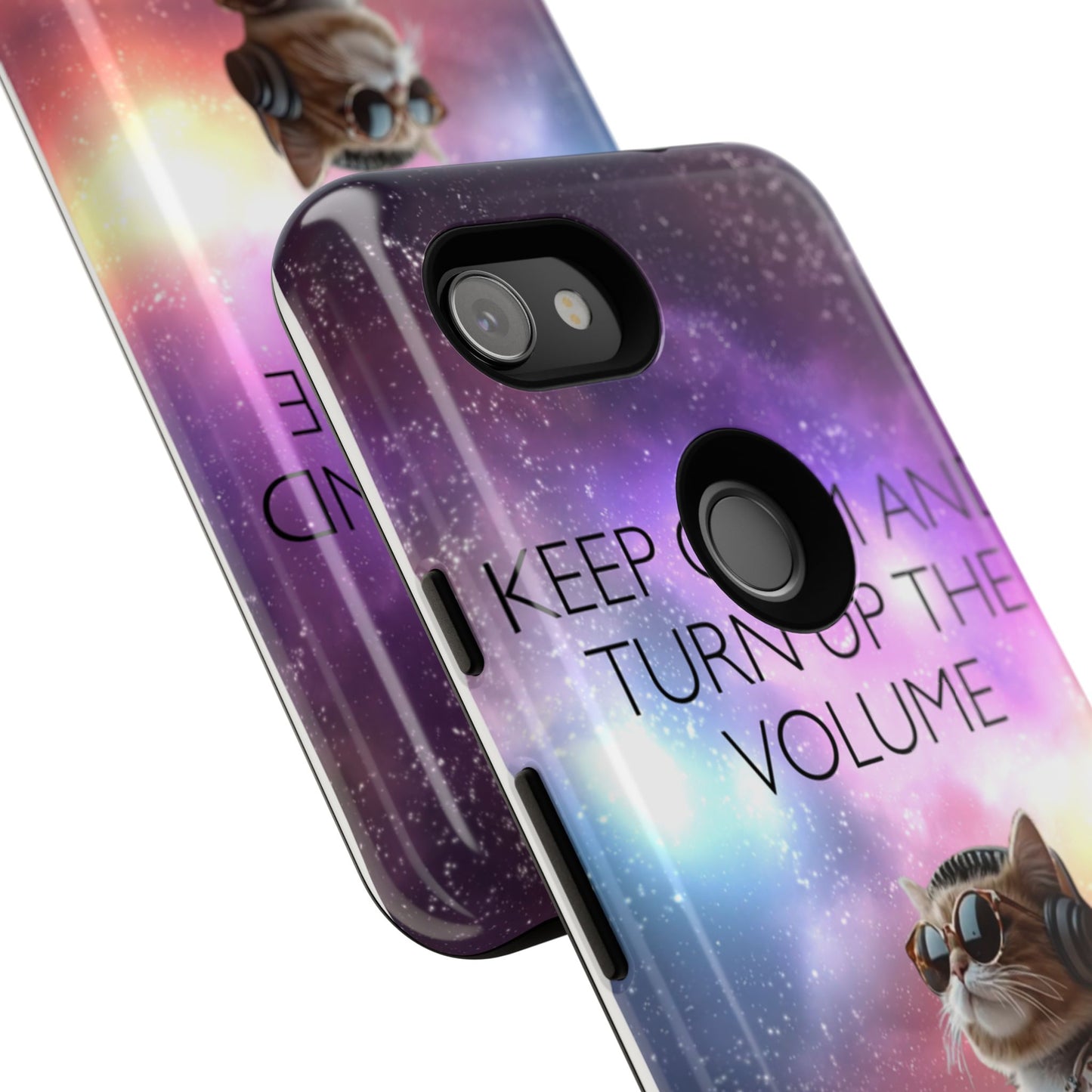 "Keep calm and turn up the Volume" Mobile Phone Case (mix)