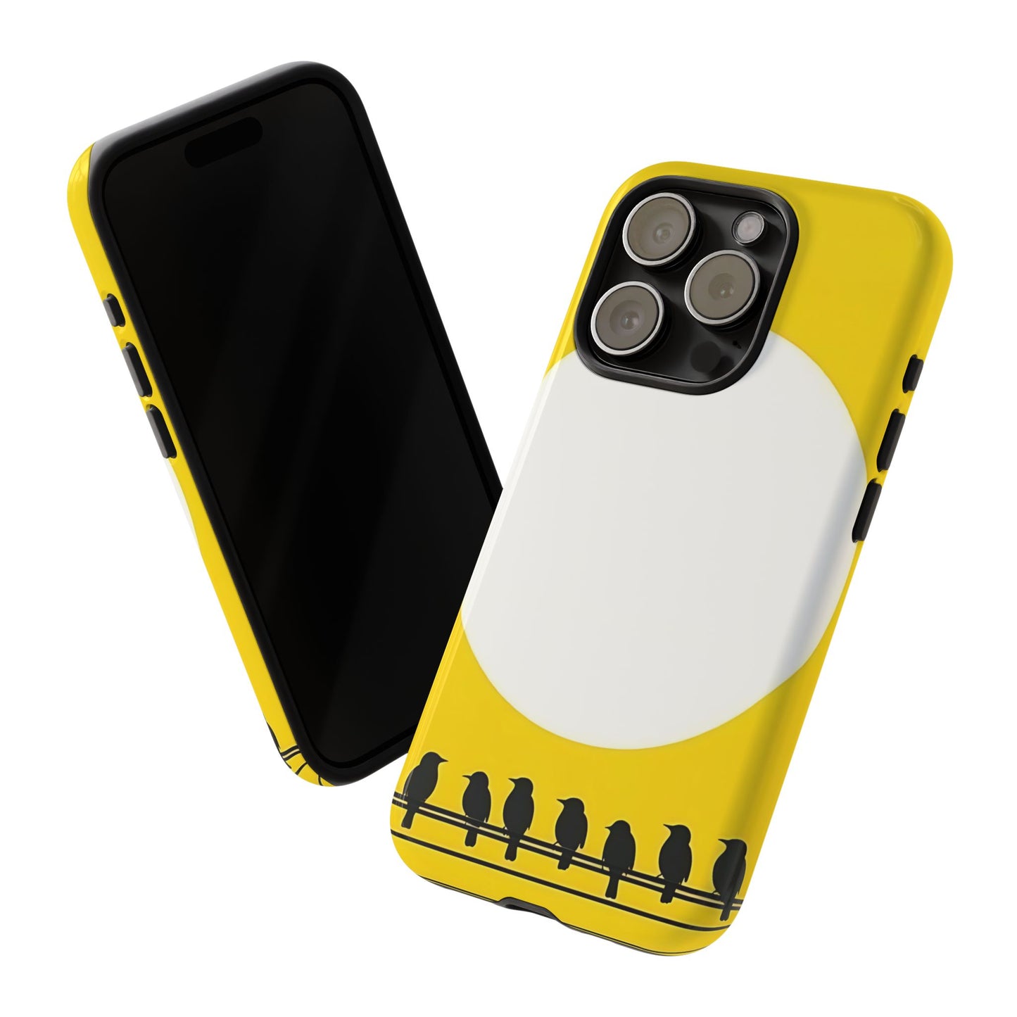 "The Feathered Assembly - Yellow" Mobile Phone Case