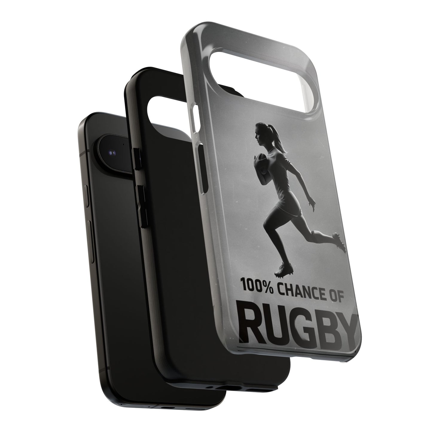 "Rain, Shine, Rugby" Mobile Phone Case