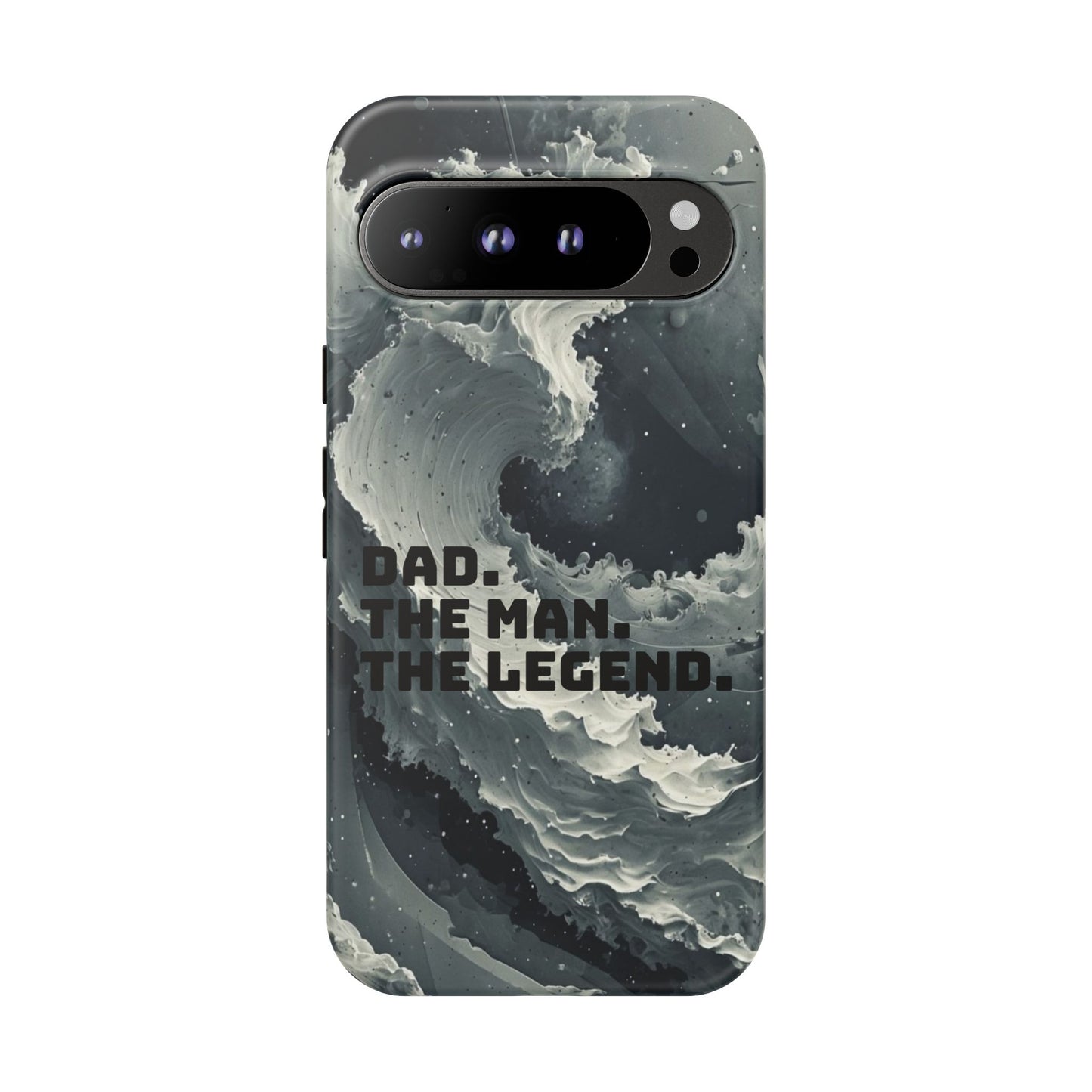 "Dad. The Man. The Legend" Mobile Phone Case (grey)