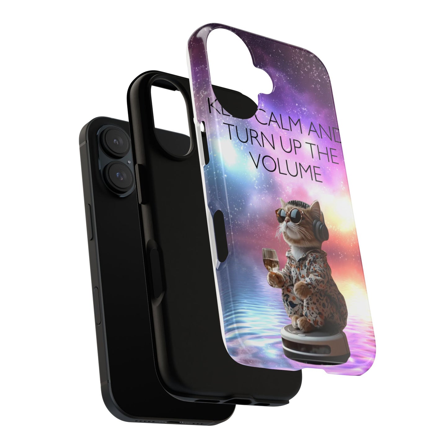 "Keep calm and turn up the Volume" Mobile Phone Case (mix)