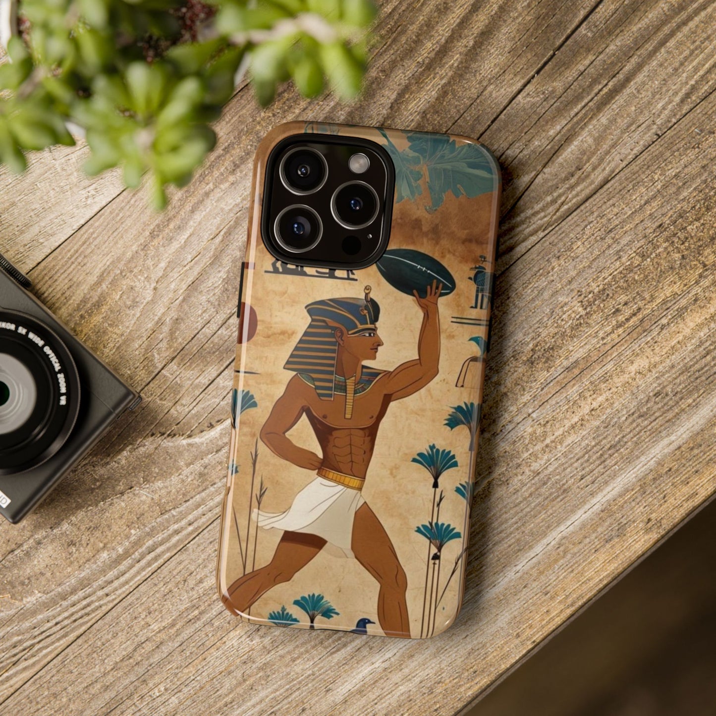 "Tutankhaman Takes the Pass" Mobile Phone Case