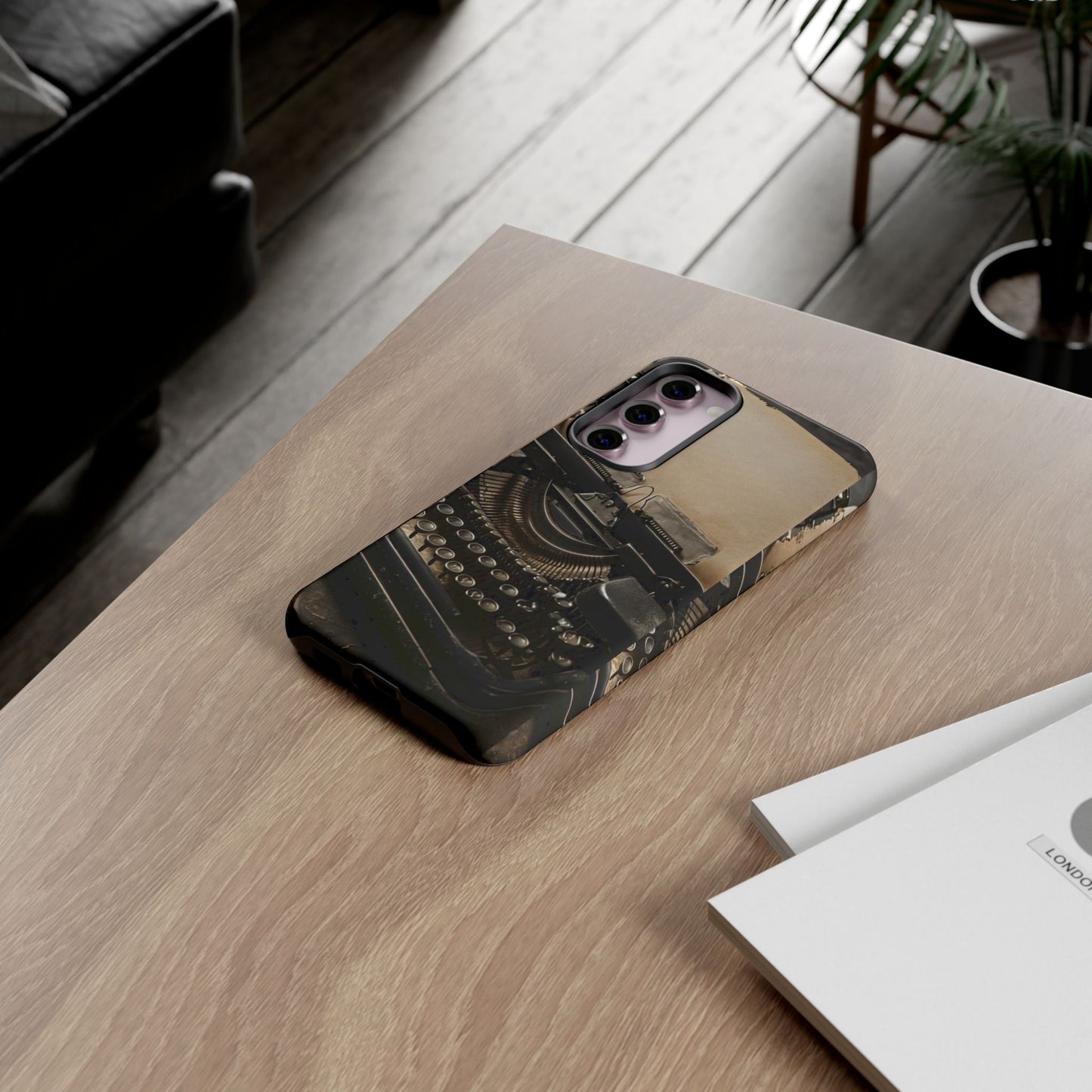 "Fade in. A Writer at the Cusp of Genius" Mobile Phone Case