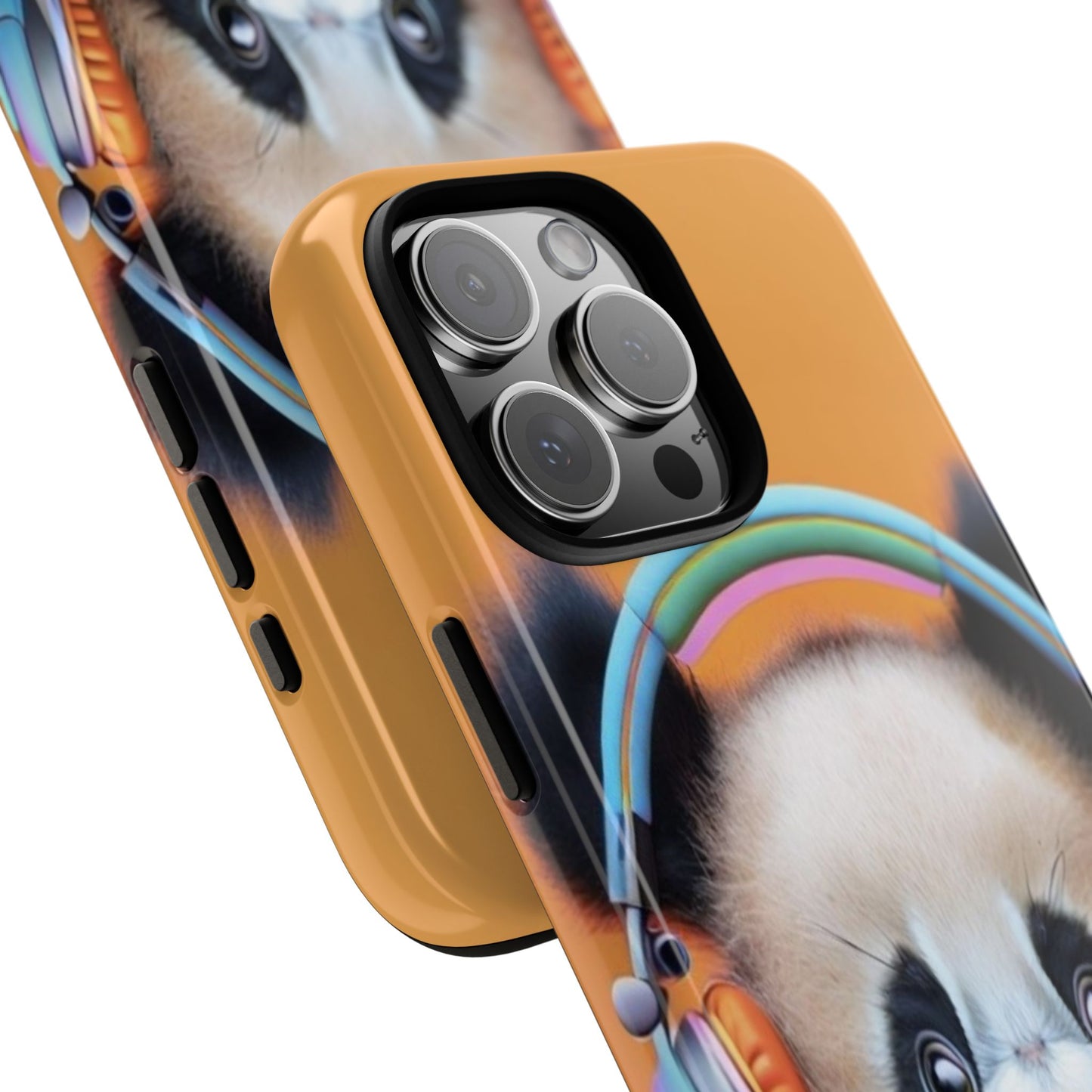 "Baby Panda wearing Headphones" Mobile Phone Case