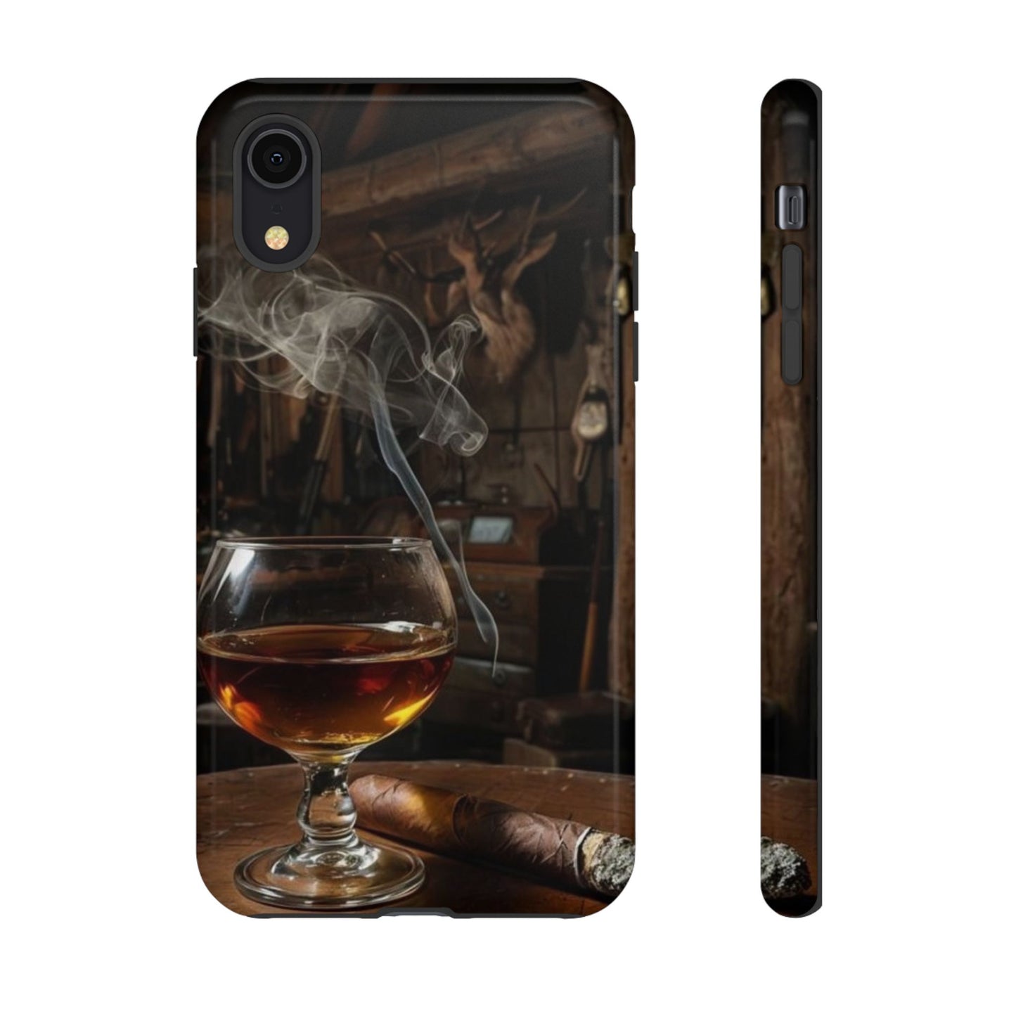"Hot Whiskey and Cigar" Mobile Phone Case