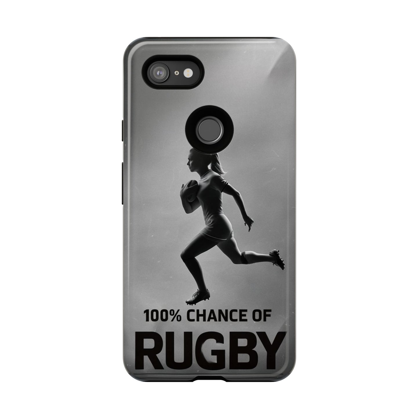 "Rain, Shine, Rugby" Mobile Phone Case