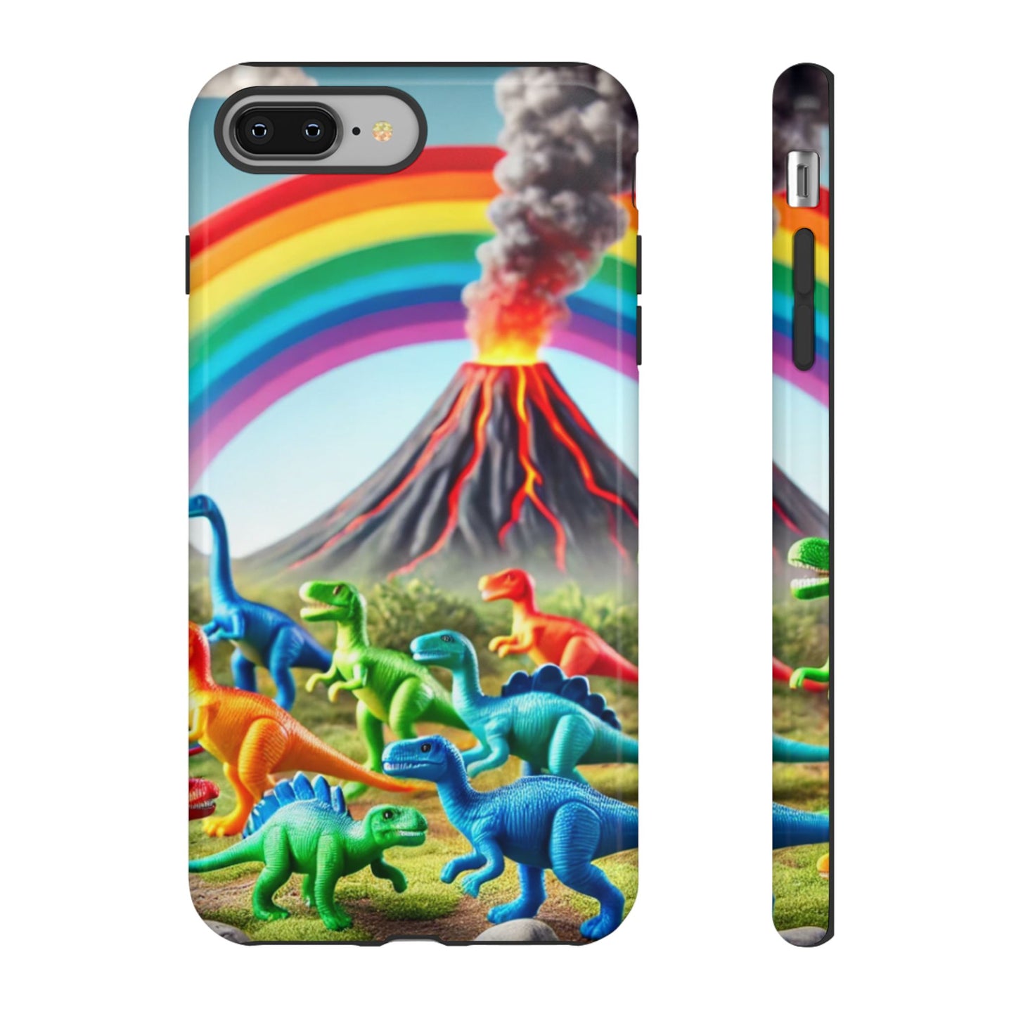 "Rainbow Dinosaurs" Mobile Phone Case