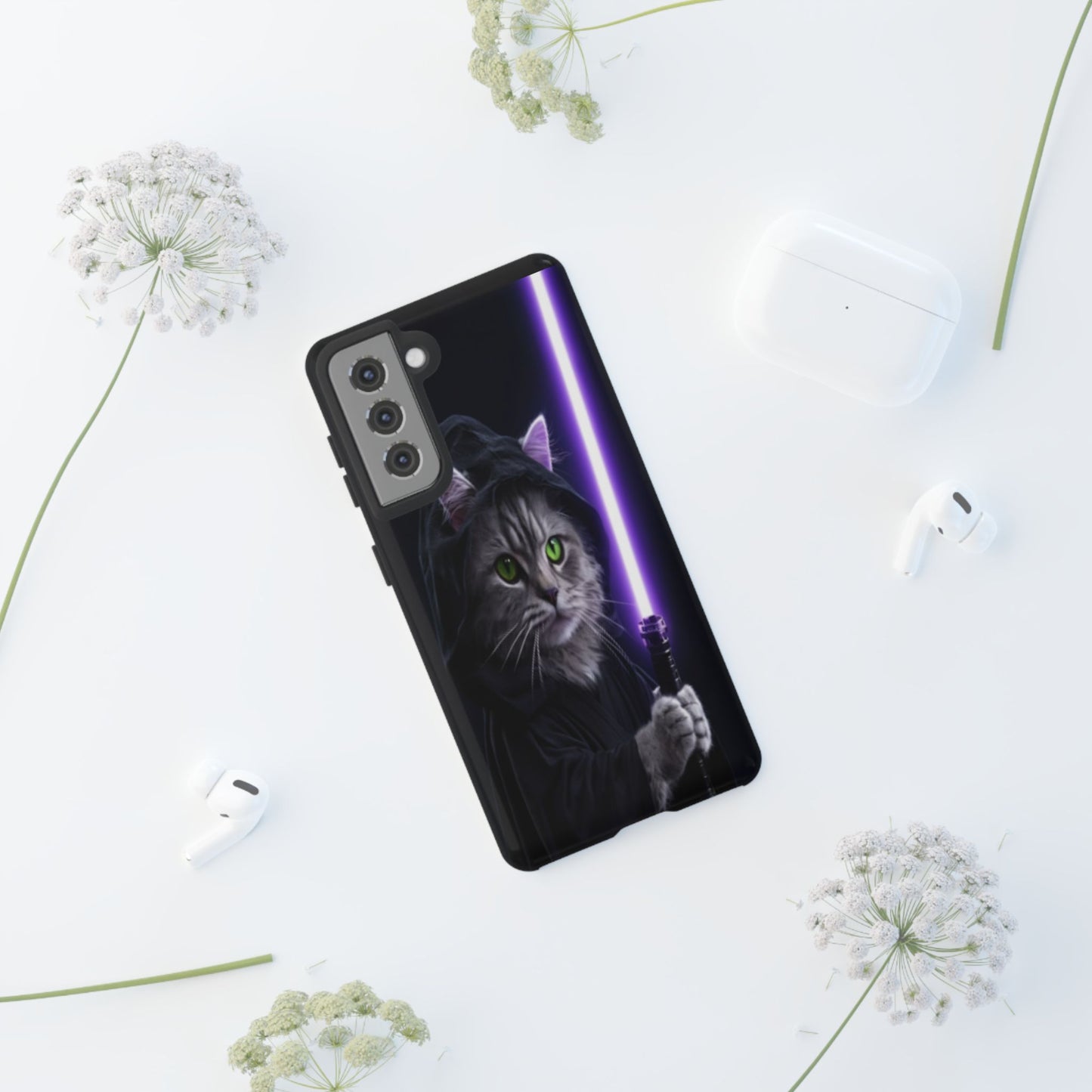 "Jedi Whisker" Mobile Phone Case (purple)
