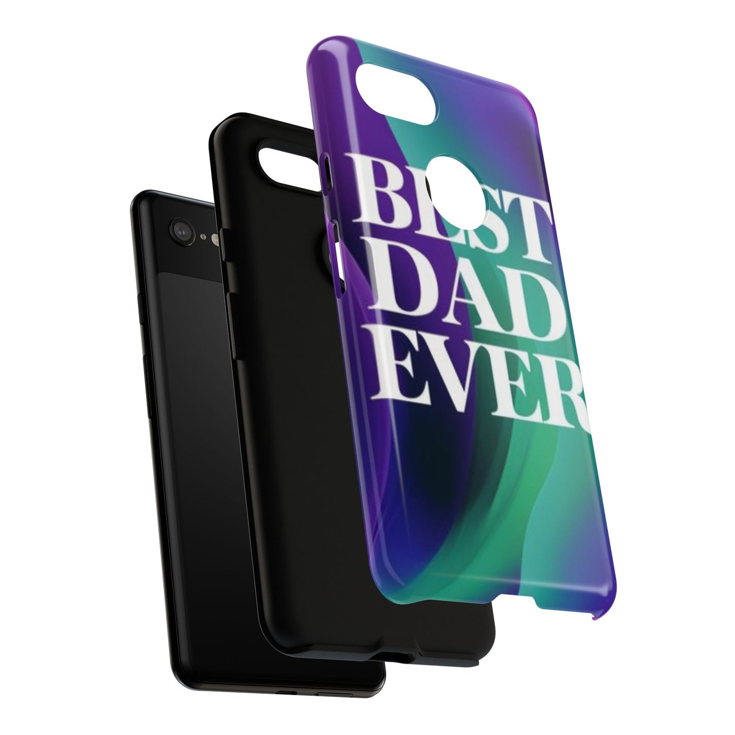 "Best Dad Ever" Mobile Phone Case (purple)