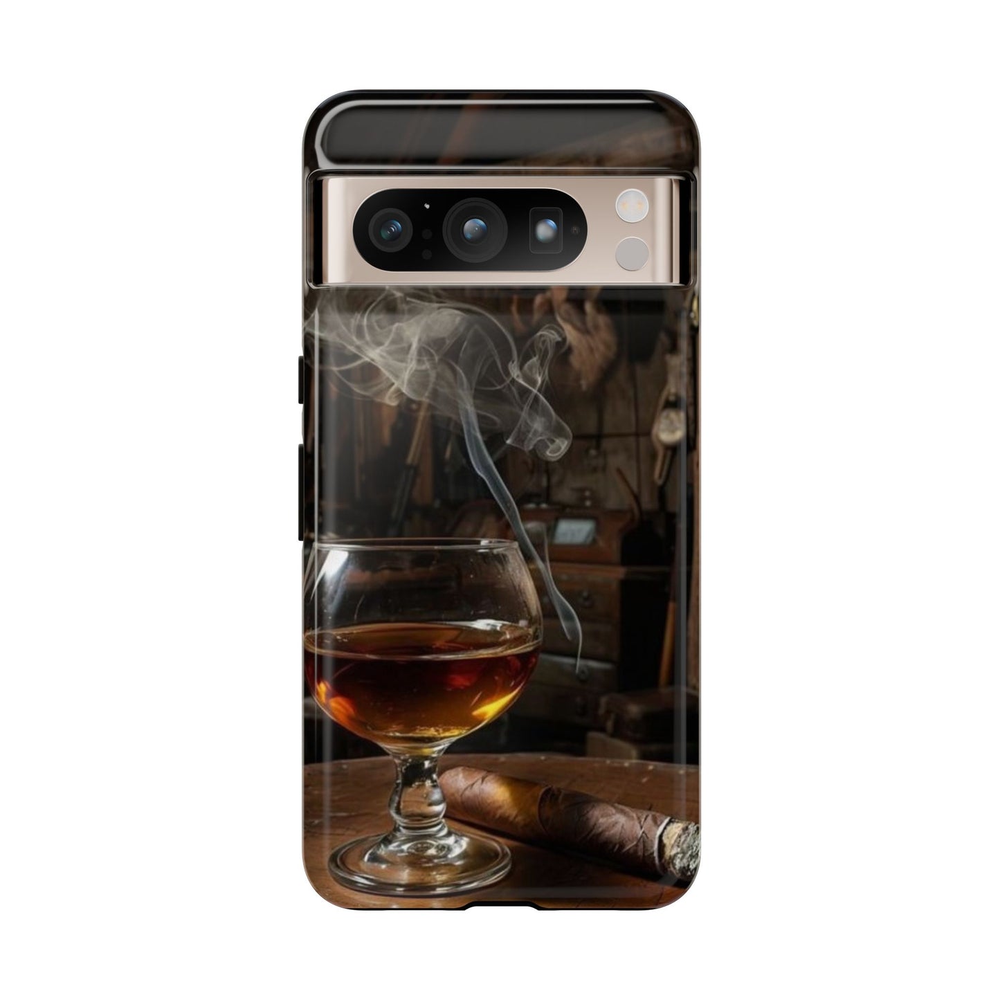 "Hot Whiskey and Cigar" Mobile Phone Case