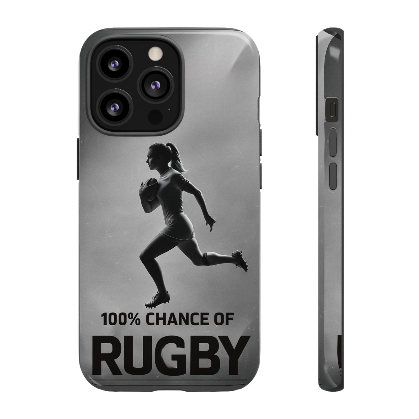 "Rain, Shine, Rugby" Mobile Phone Case