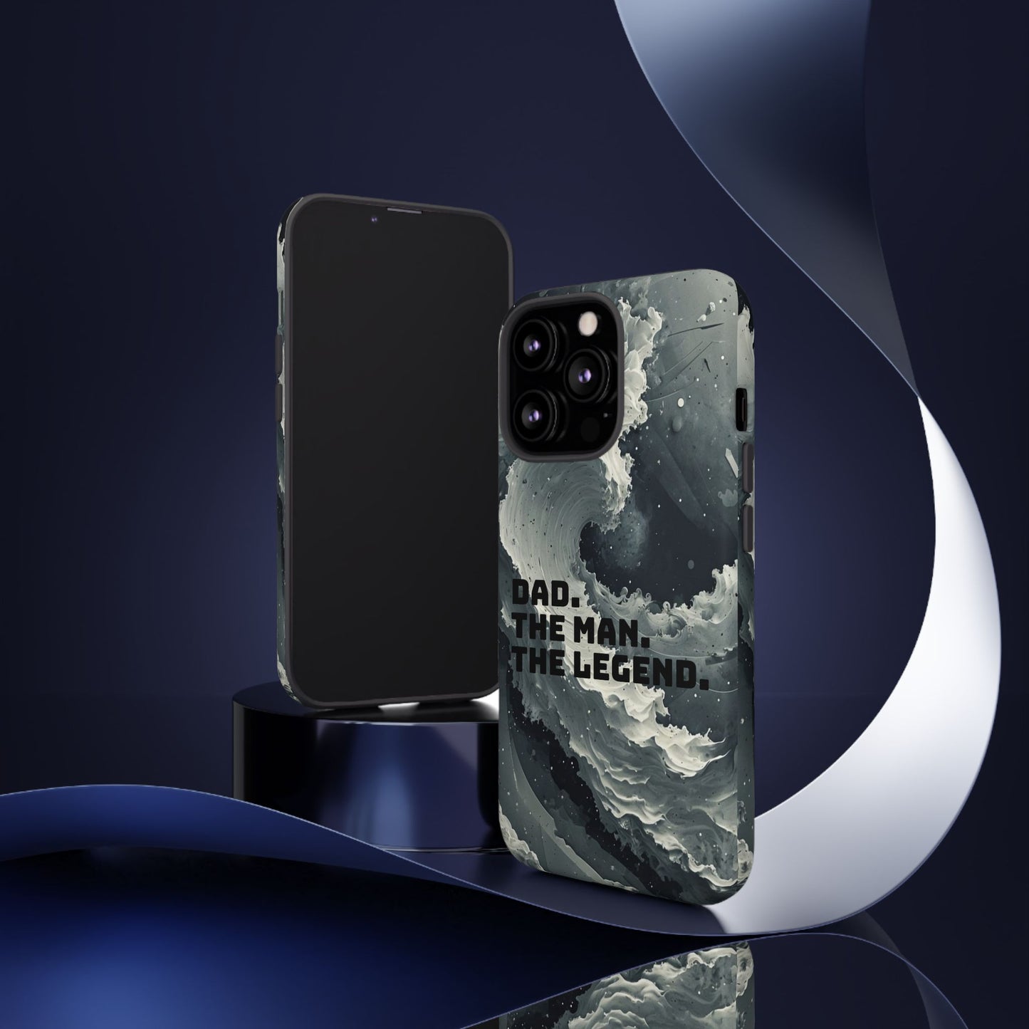 "Dad. The Man. The Legend" Mobile Phone Case (grey)