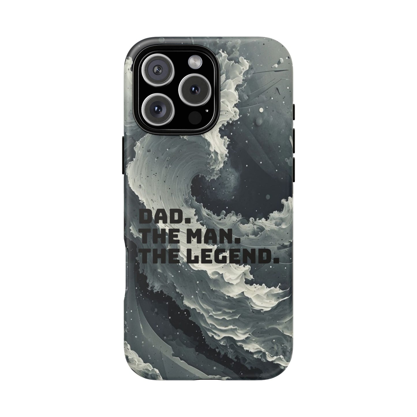 "Dad. The Man. The Legend" Mobile Phone Case (grey)