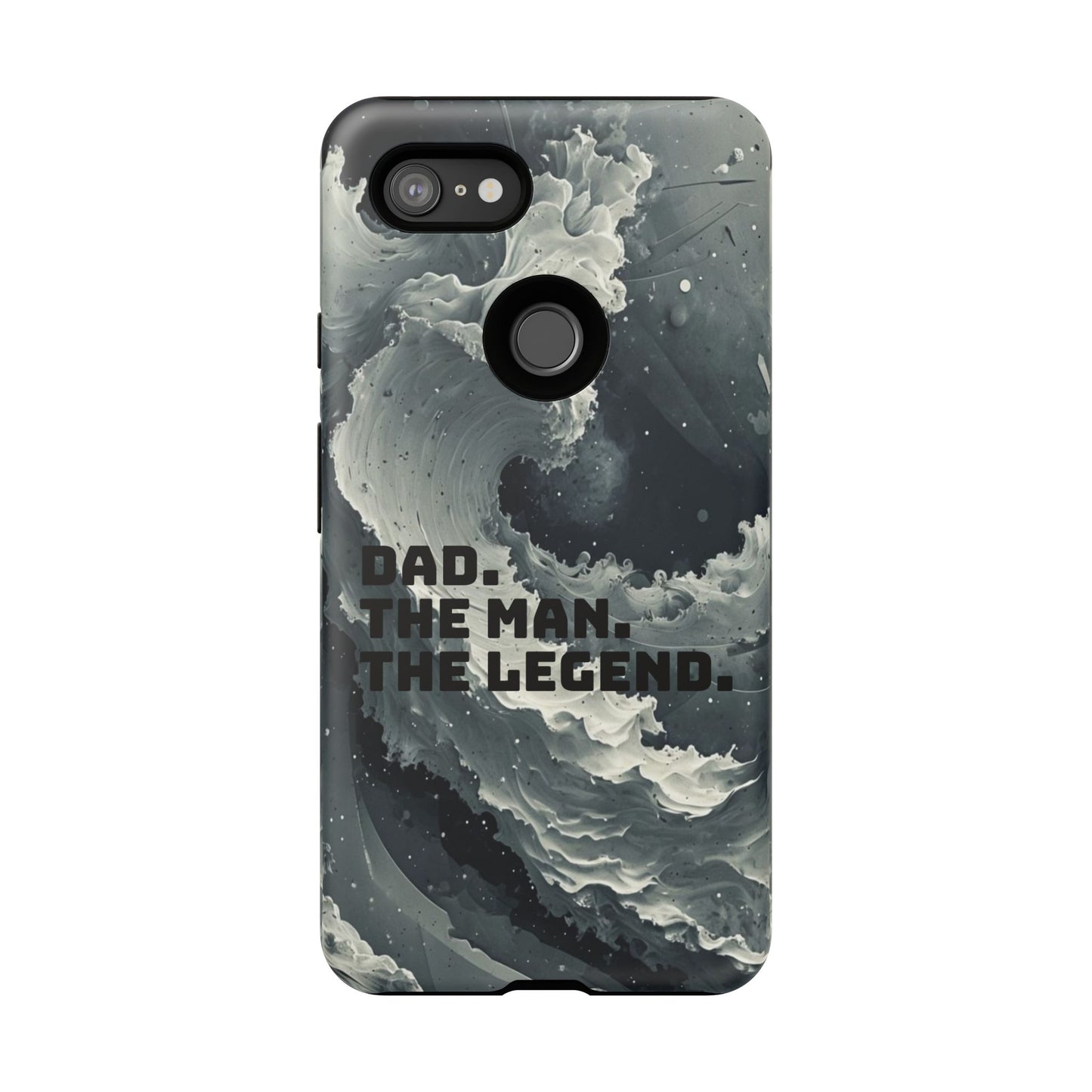 "Dad. The Man. The Legend" Mobile Phone Case (grey)