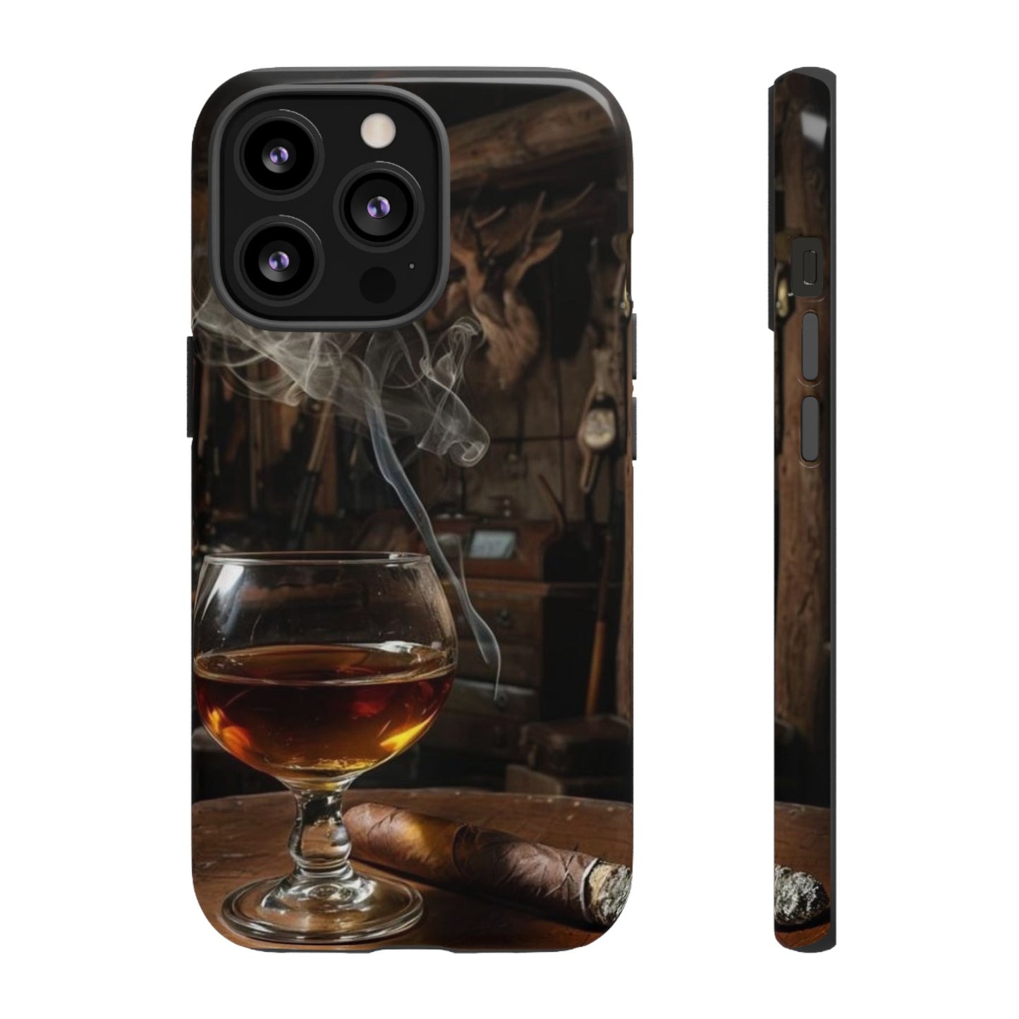 "Hot Whiskey and Cigar" Mobile Phone Case