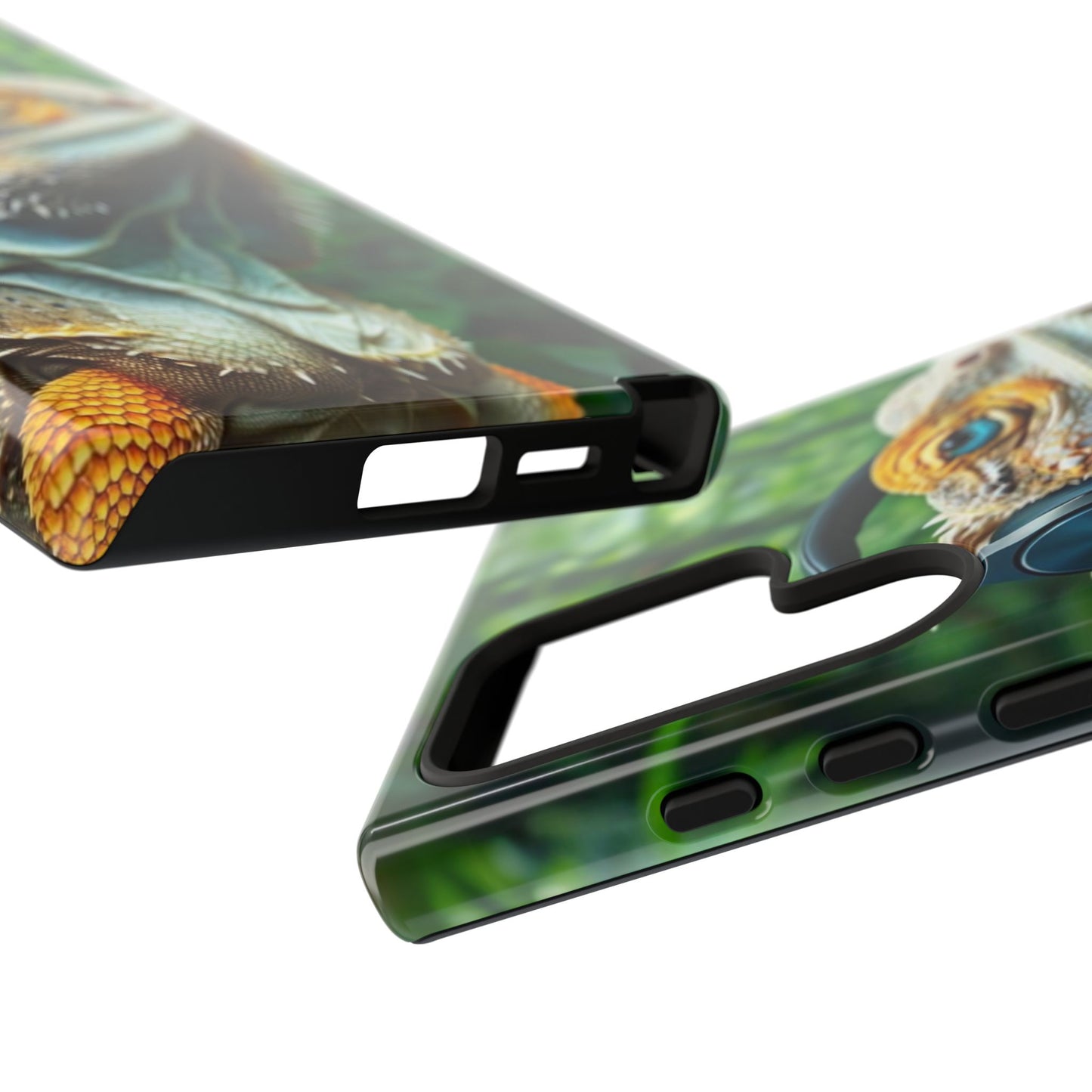 "Bearded Dragon - Jungle Beats" Mobile Phone Case
