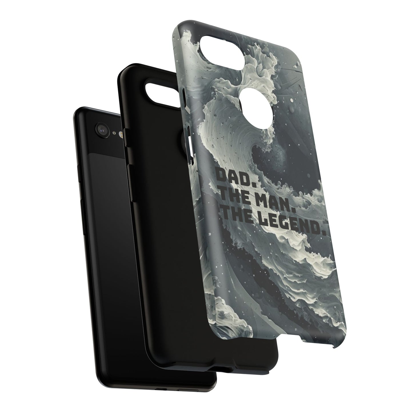 "Dad. The Man. The Legend" Mobile Phone Case (grey)