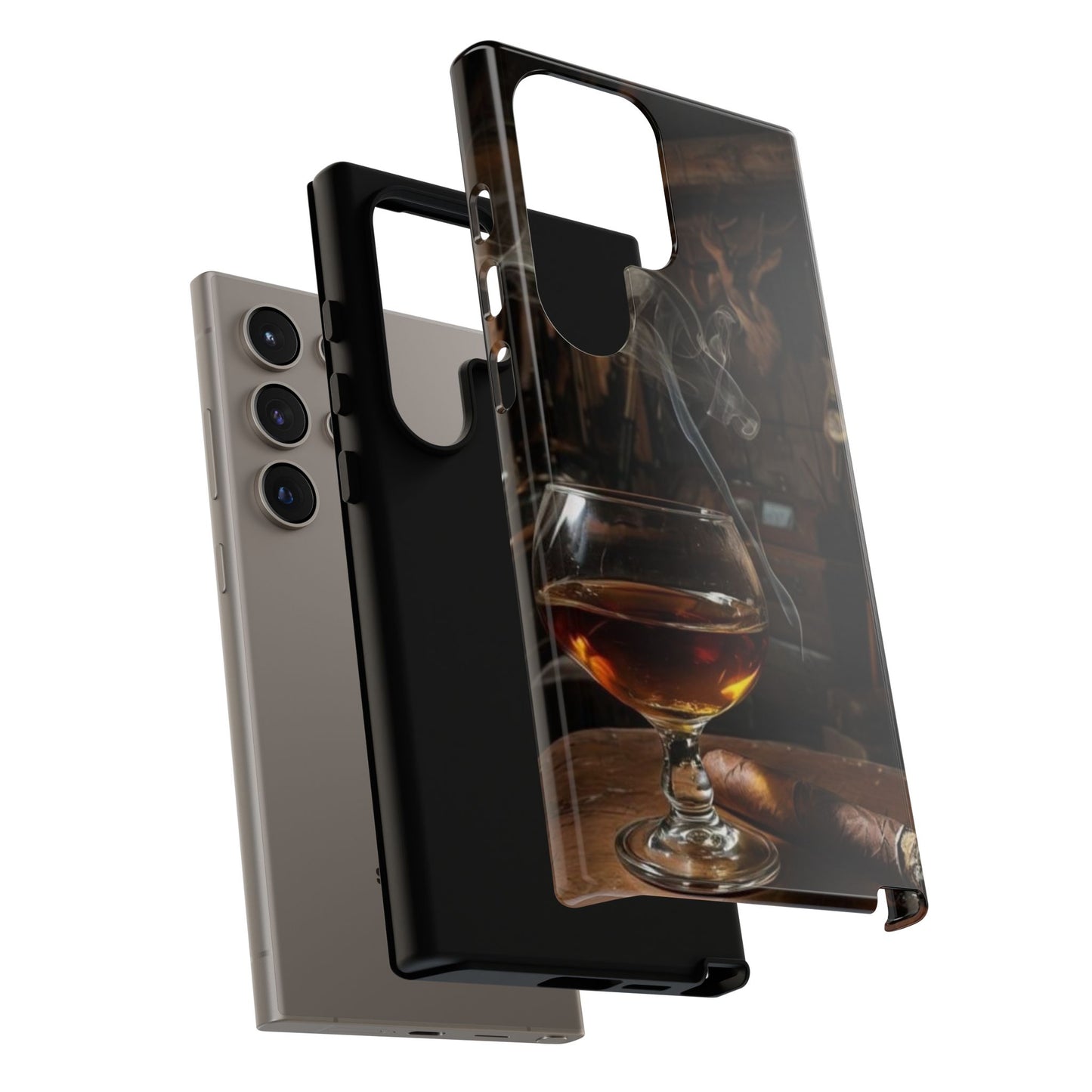 "Hot Whiskey and Cigar" Mobile Phone Case