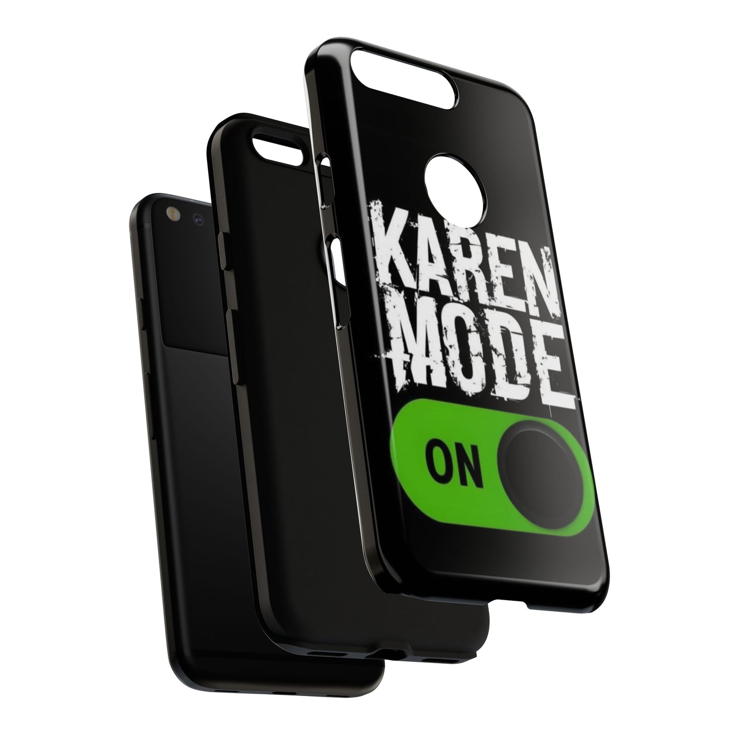 "Karen Mode On" Mobile Phone Case (green)