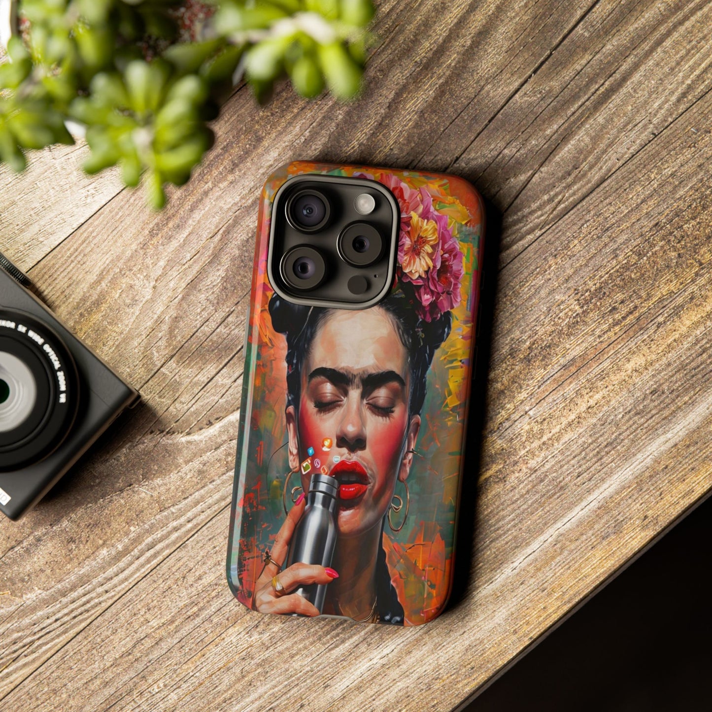 "Frida with a Flask" Mobile Phone Case