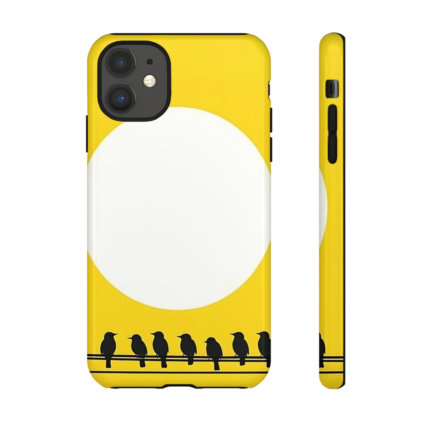 "The Feathered Assembly - Yellow" Mobile Phone Case