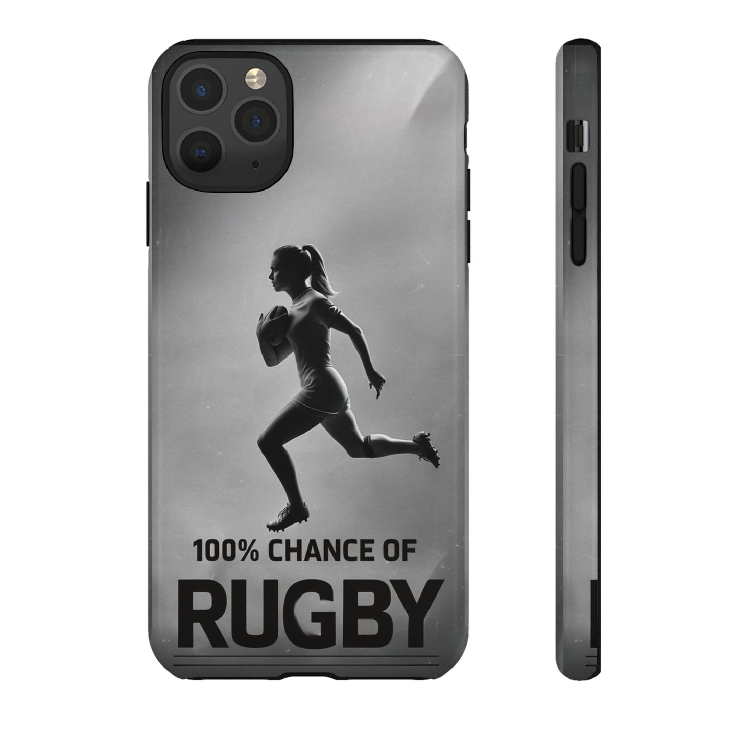 "Rain, Shine, Rugby" Mobile Phone Case