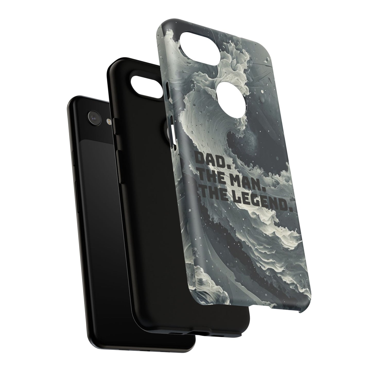 "Dad. The Man. The Legend" Mobile Phone Case (grey)