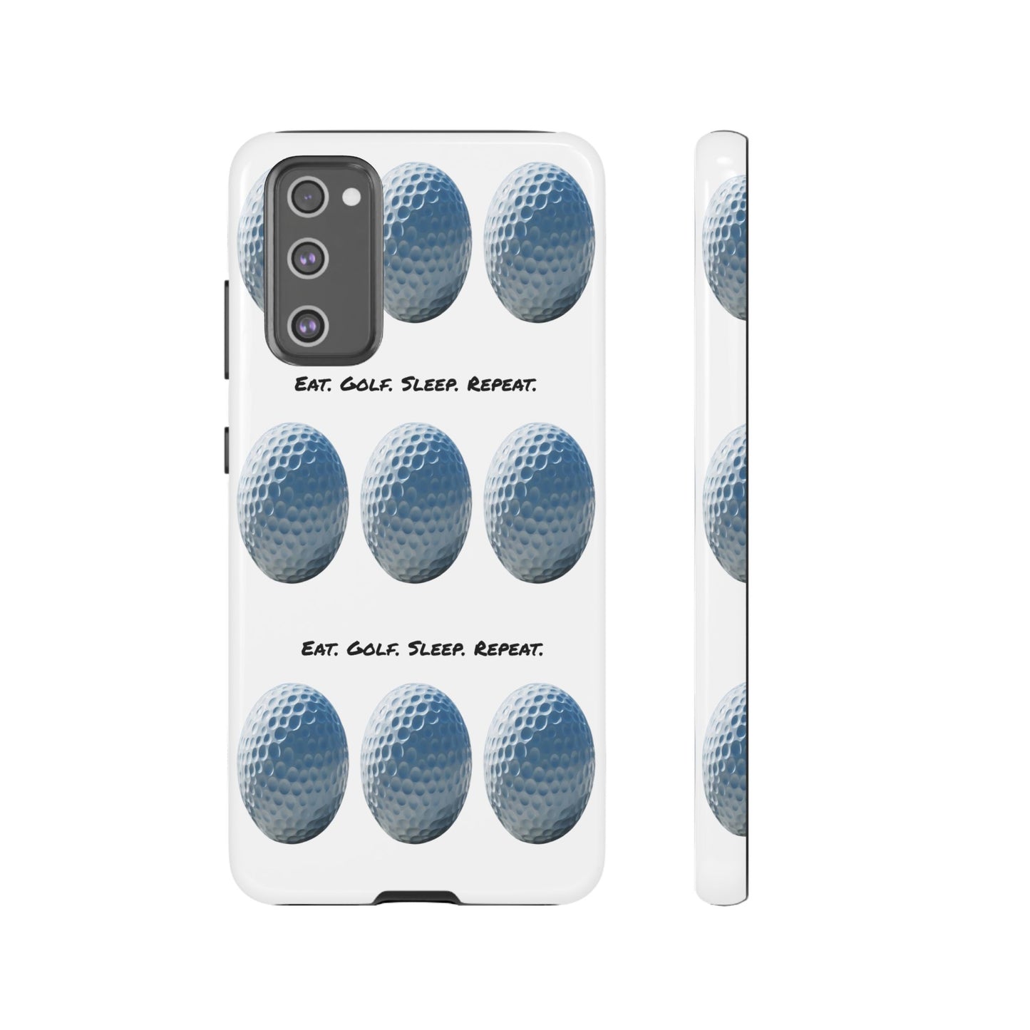 "Eat. Golf. Sleep. Repeat." Mobile Phone Case