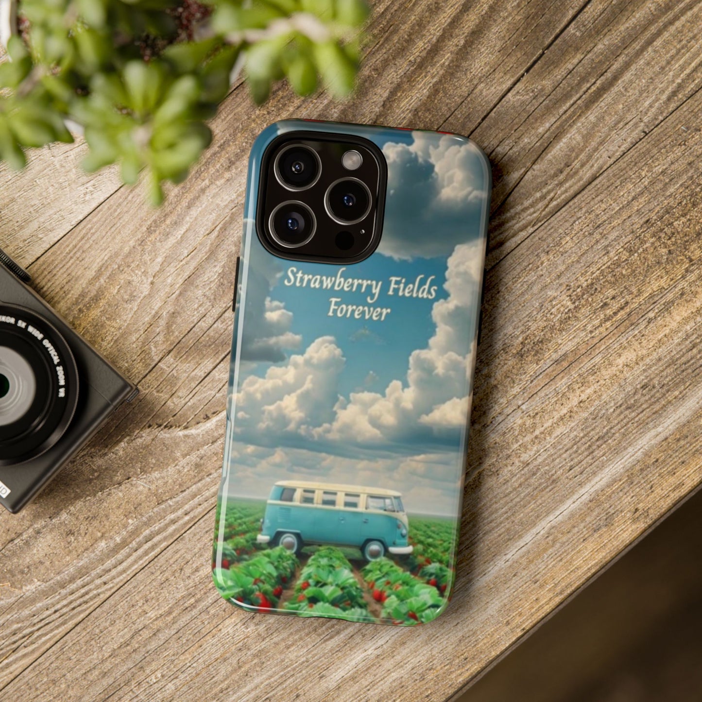 "Life is Short.  Vintage Summer Vibes" Mobile Phone Case