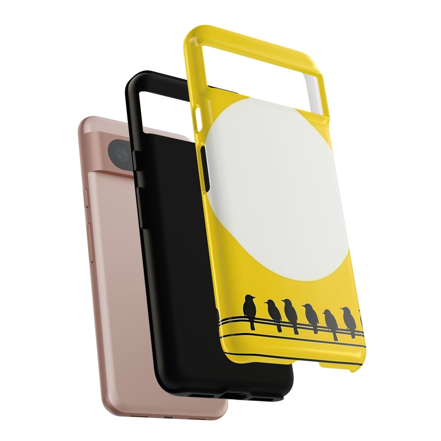 "The Feathered Assembly - Yellow" Mobile Phone Case