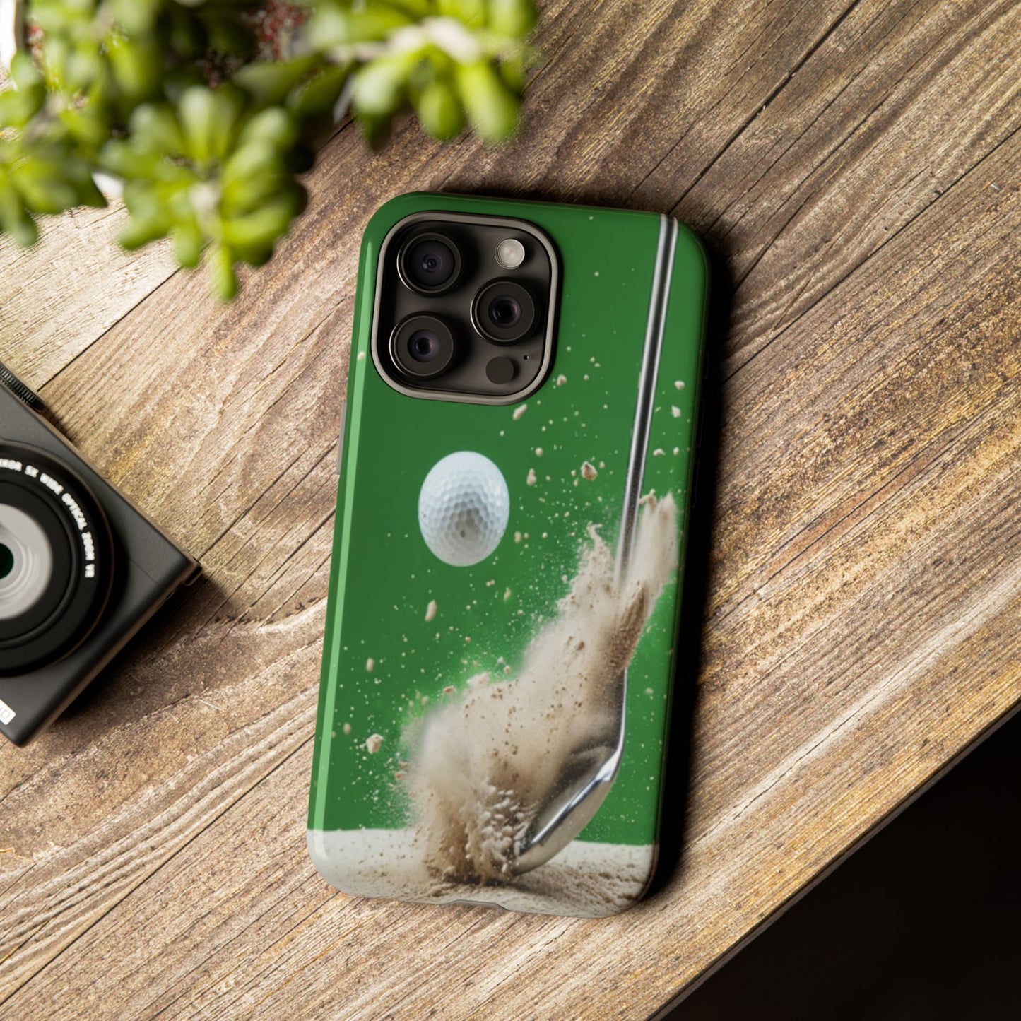 "Bunker Shot" Mobile Phone Case (light green)