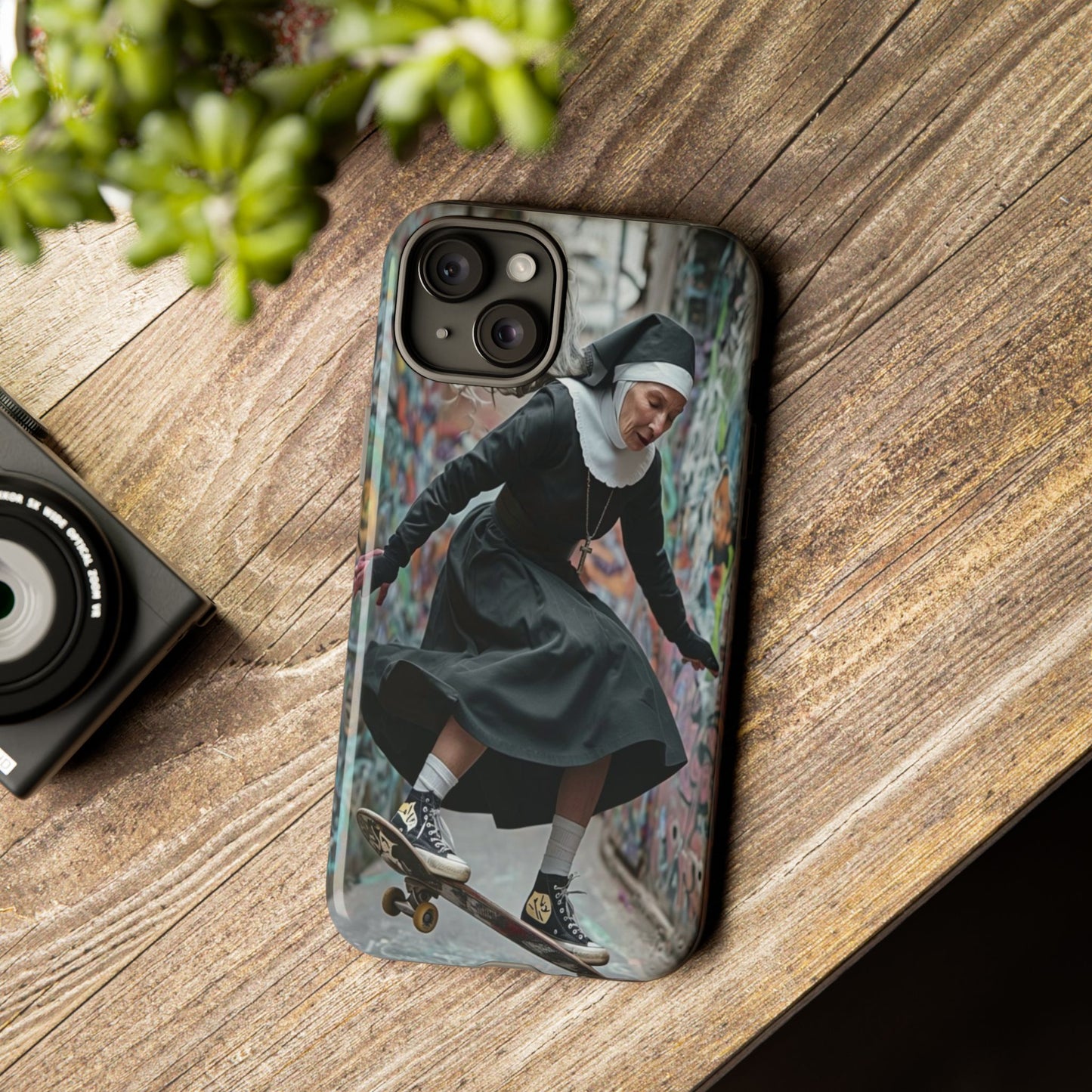 "Life is Short.  Do not judge a book by its Habit" Mobile Phone Case