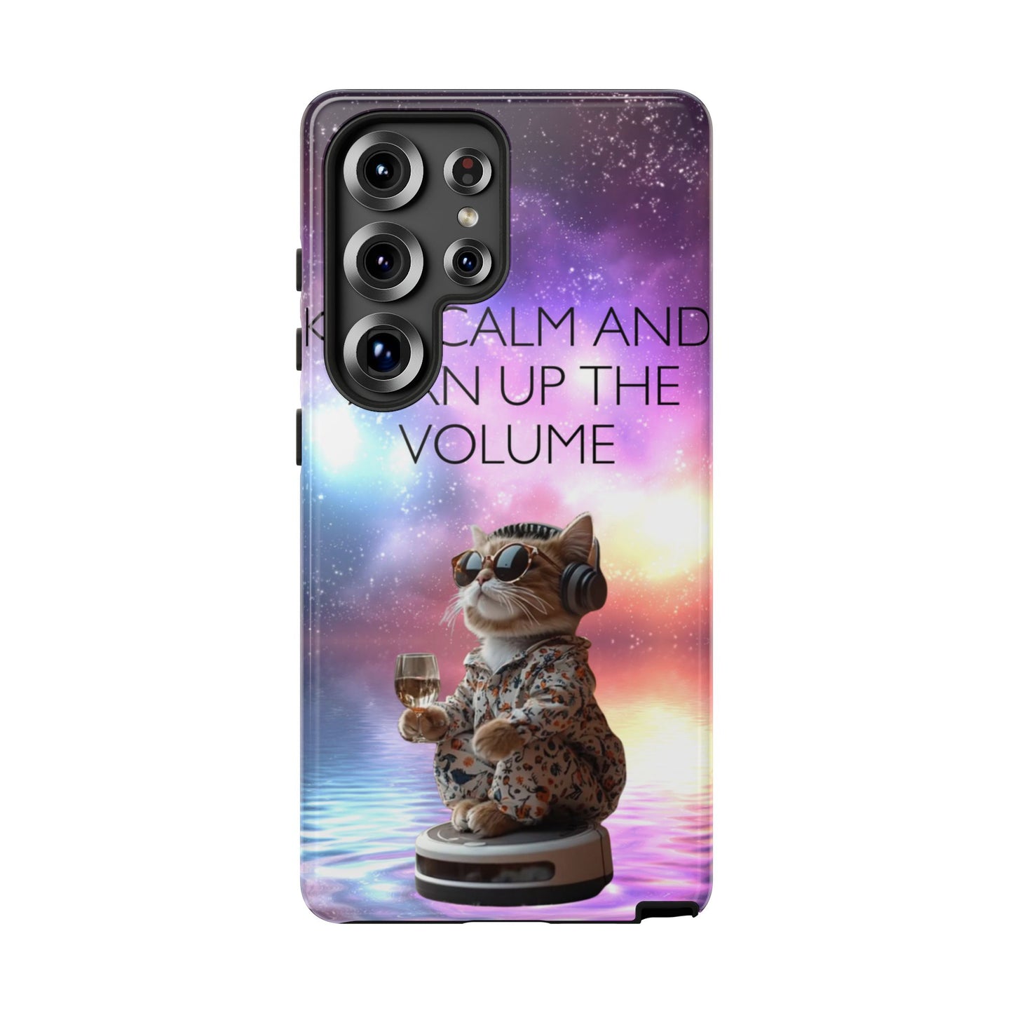 "Keep calm and turn up the Volume" Mobile Phone Case (mix)