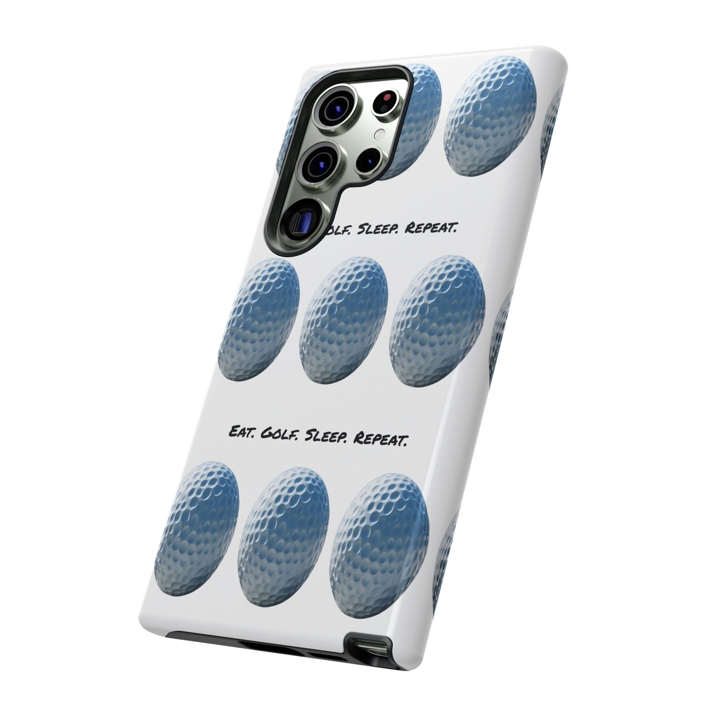 "Eat. Golf. Sleep. Repeat." Mobile Phone Case