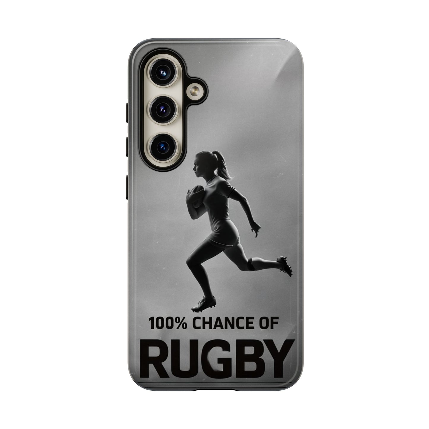 "Rain, Shine, Rugby" Mobile Phone Case