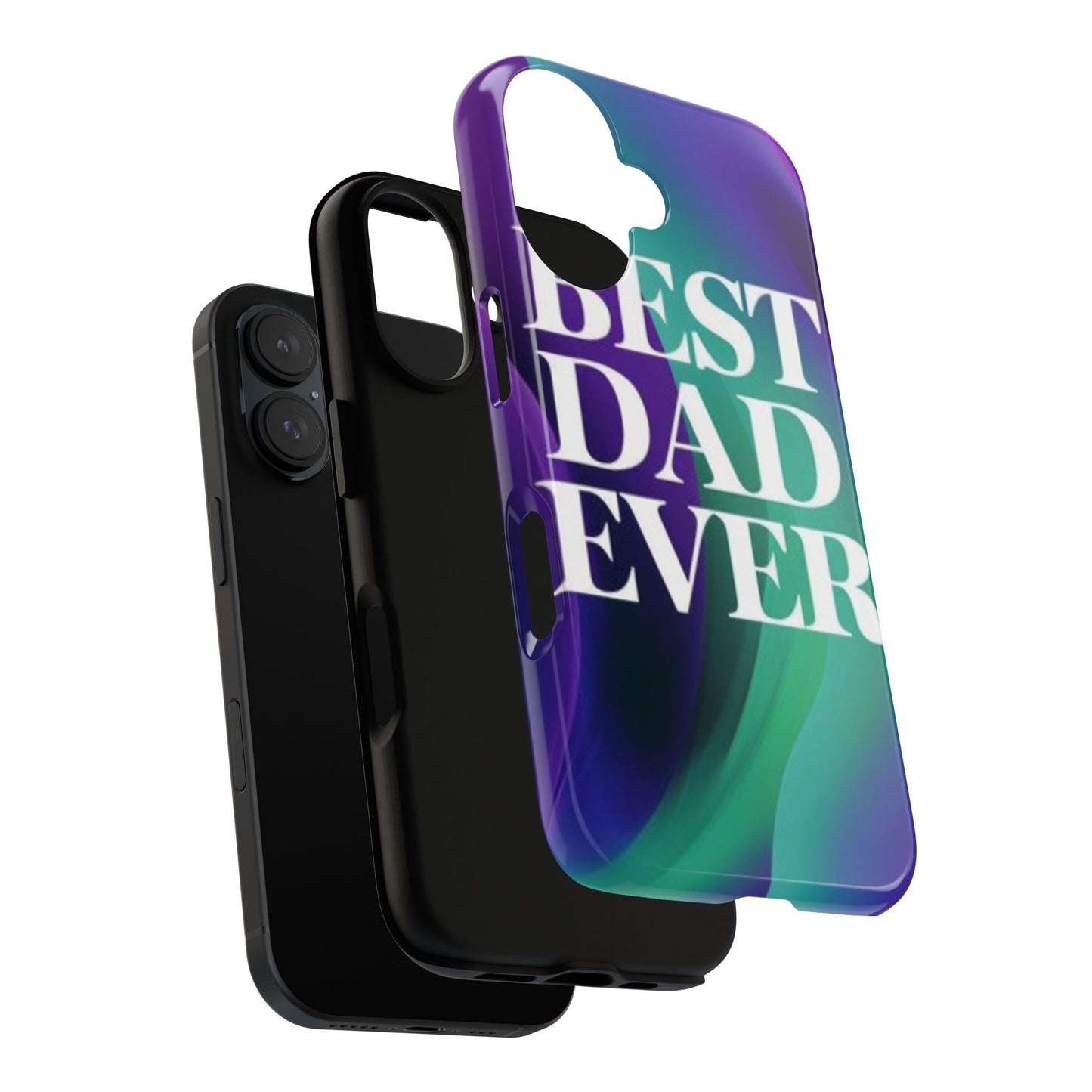 "Best Dad Ever" Mobile Phone Case (purple)