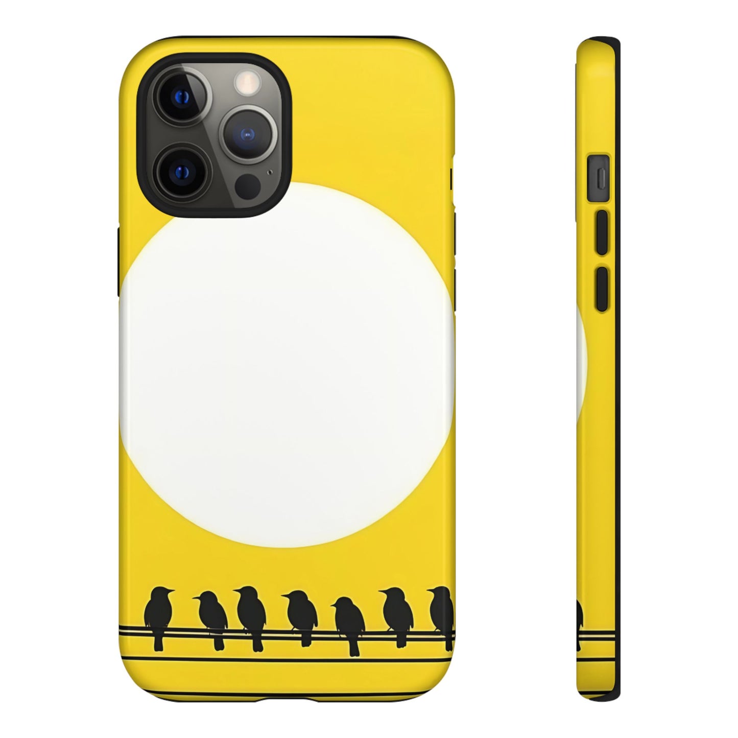 "The Feathered Assembly - Yellow" Mobile Phone Case
