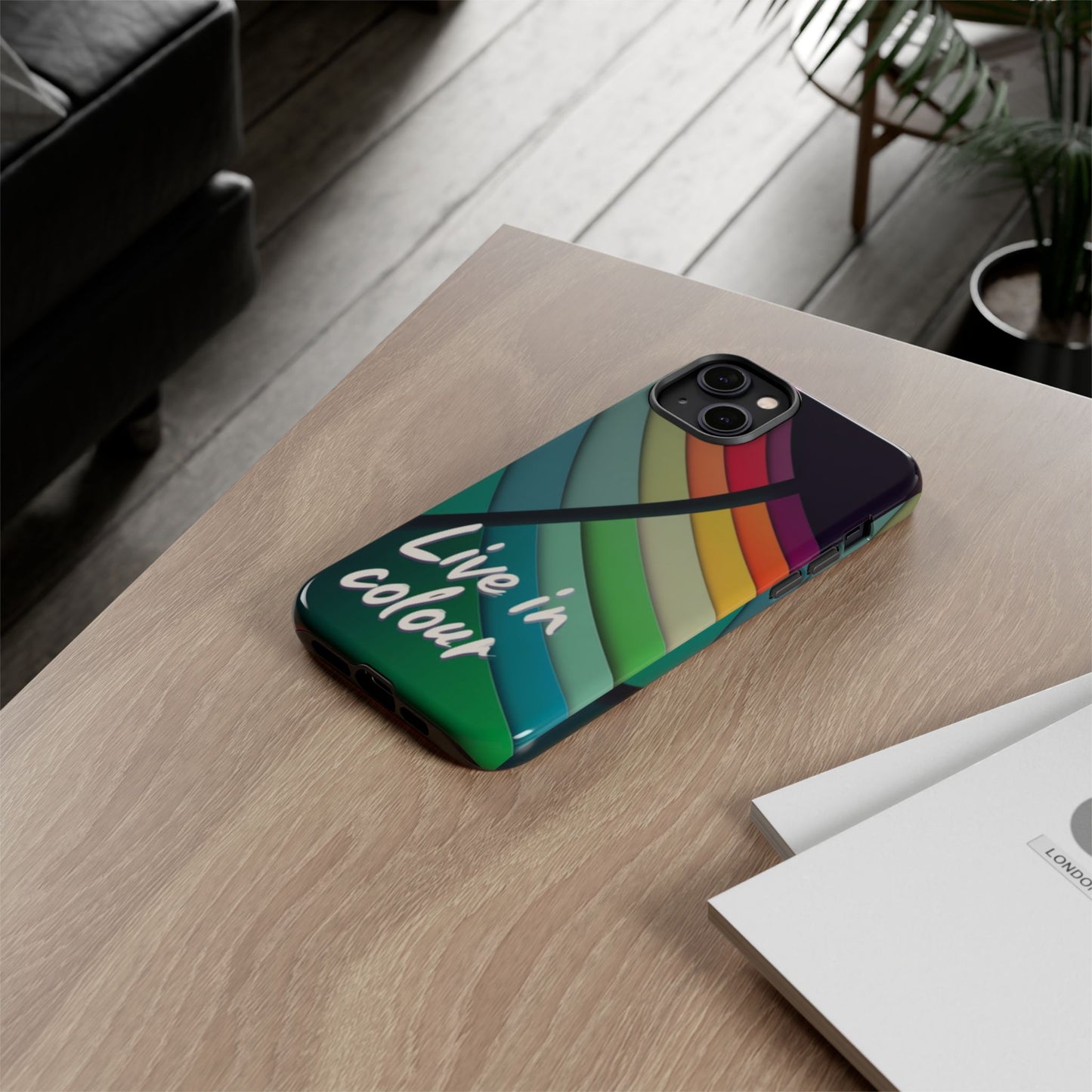 "Live in Colour" Mobile Phone Case